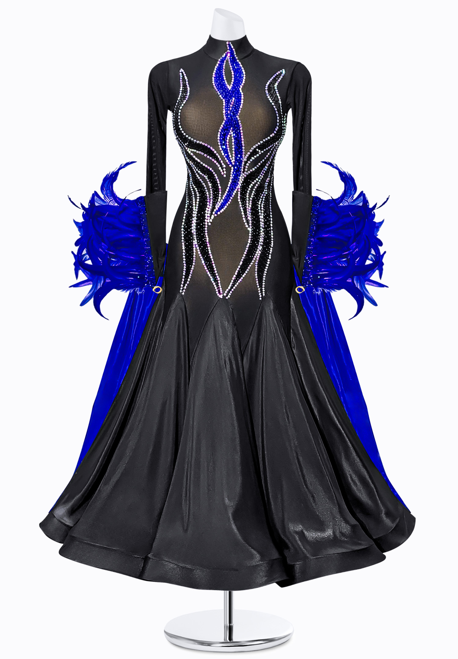 Dark Wave Ballroom Gown JT-B5045