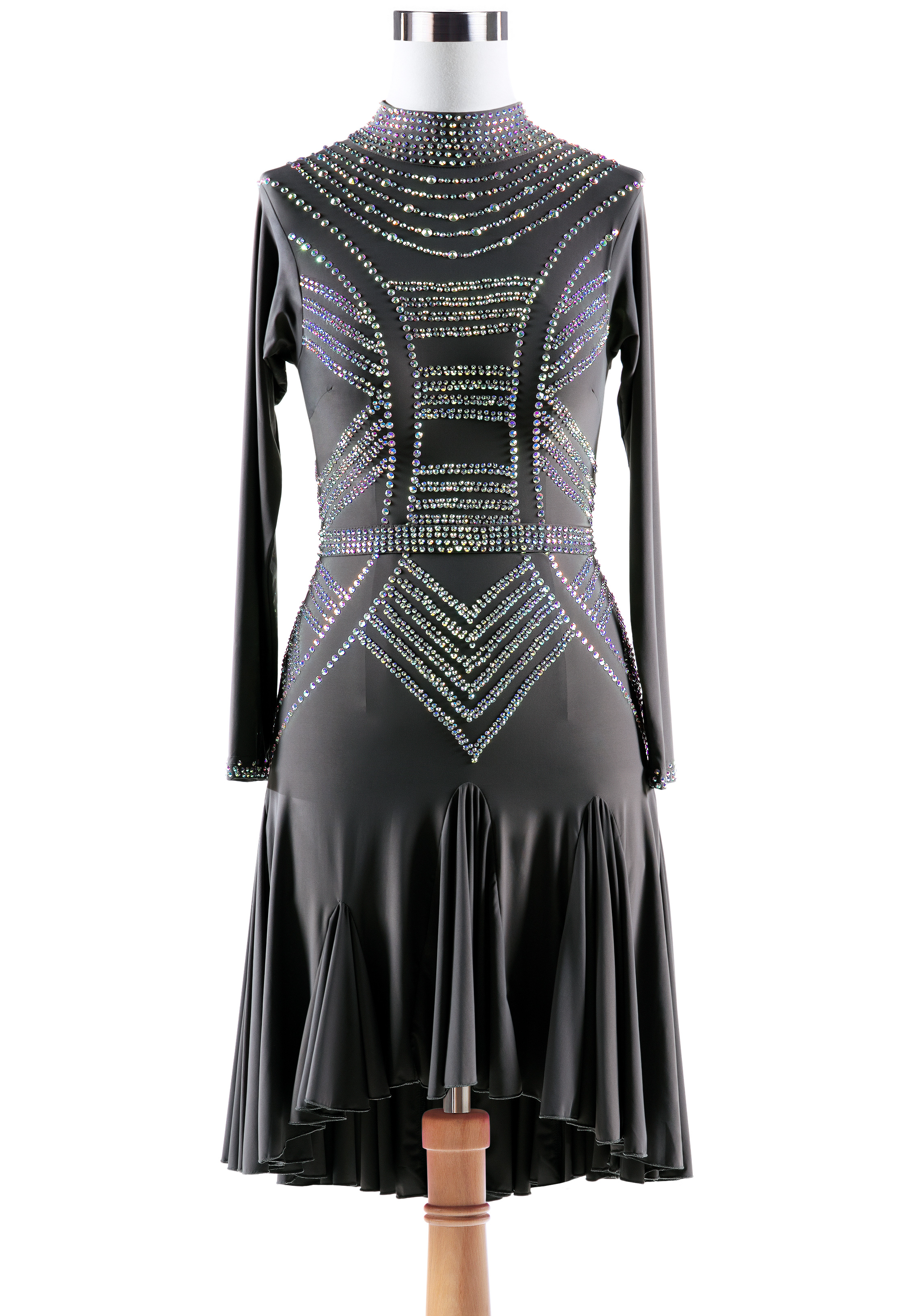 Dazzling Crystal Latin Dance Costume VN-L5319