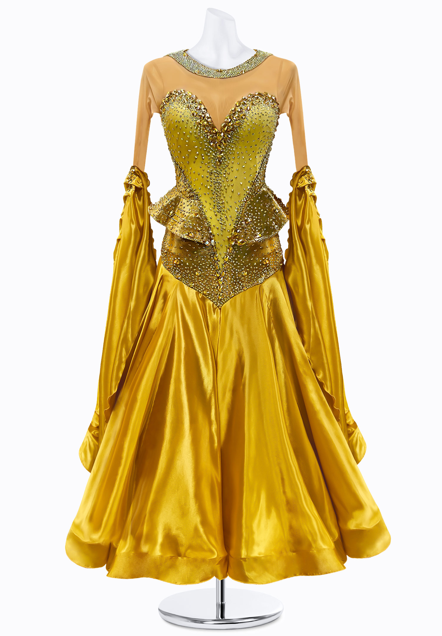 Desert Peplum Ballroom Gown AM-B3431