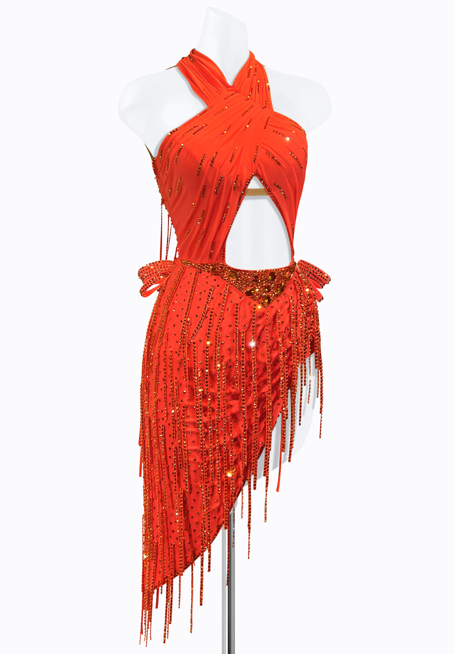 Divine Ruched Latin Dress PR-L235003