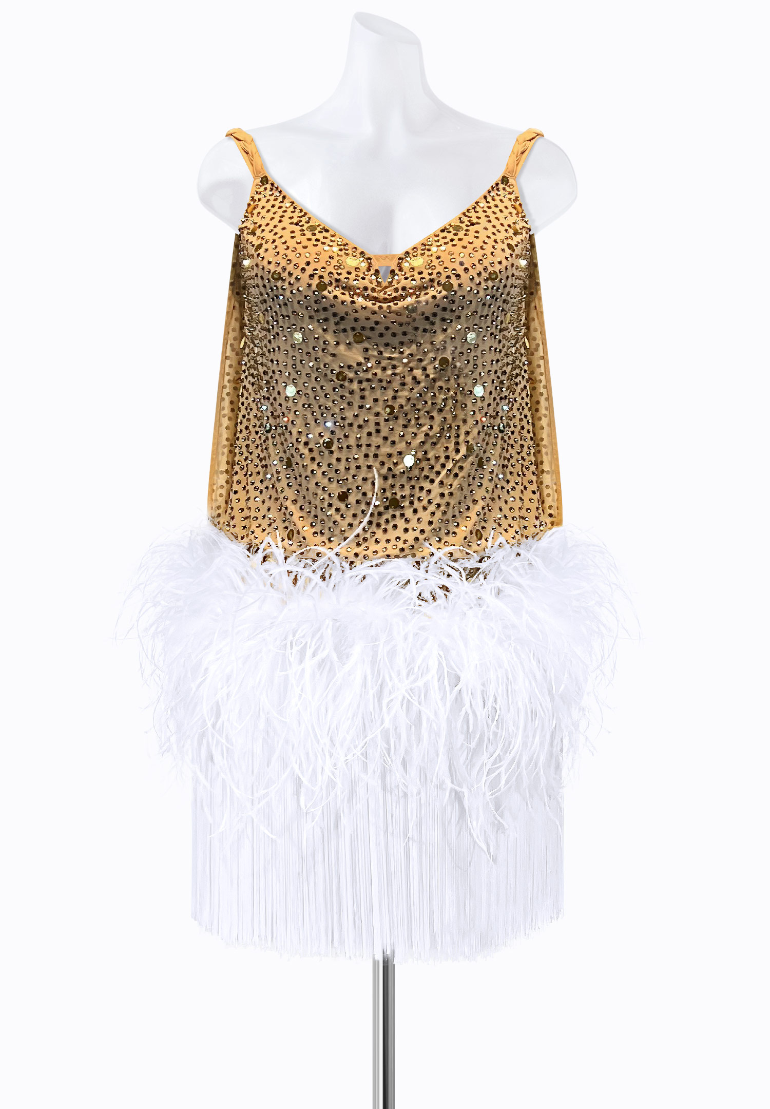 Draped Desert Latin Dress PR-L225025