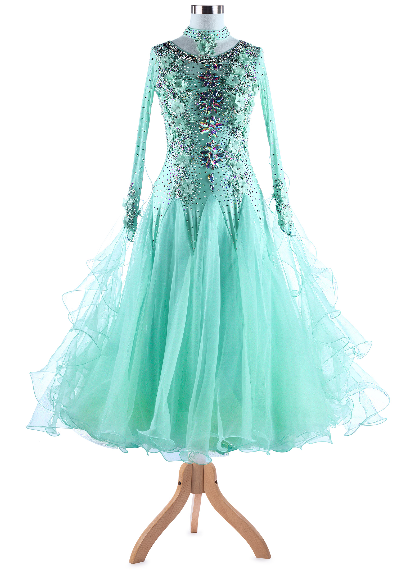 Dreamy Garden Ballroom Smooth Dance Costume VN-A5347