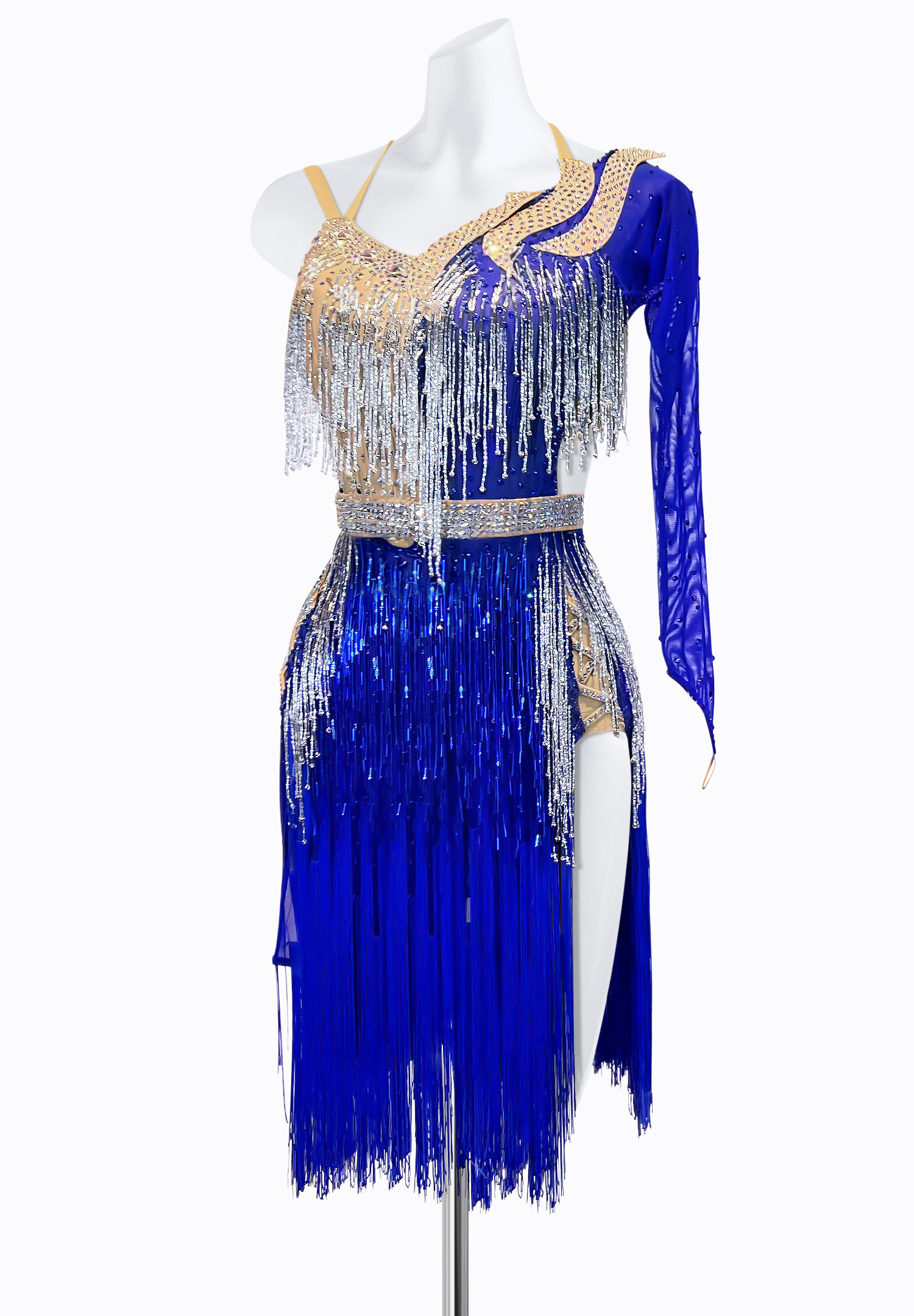 Dual Fringe Latin Dress PR-L225013