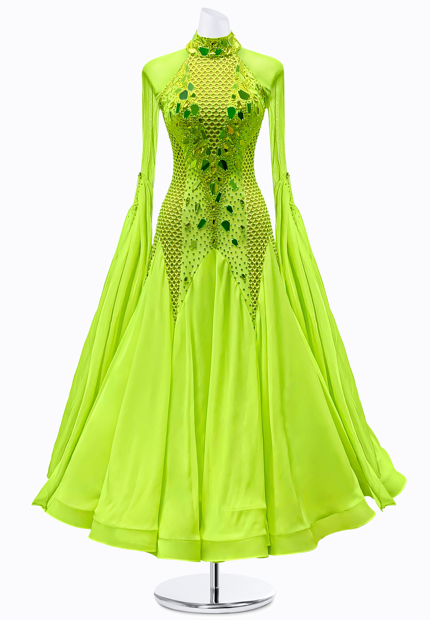 Electric Net Ballroom Gown JT-B4988
