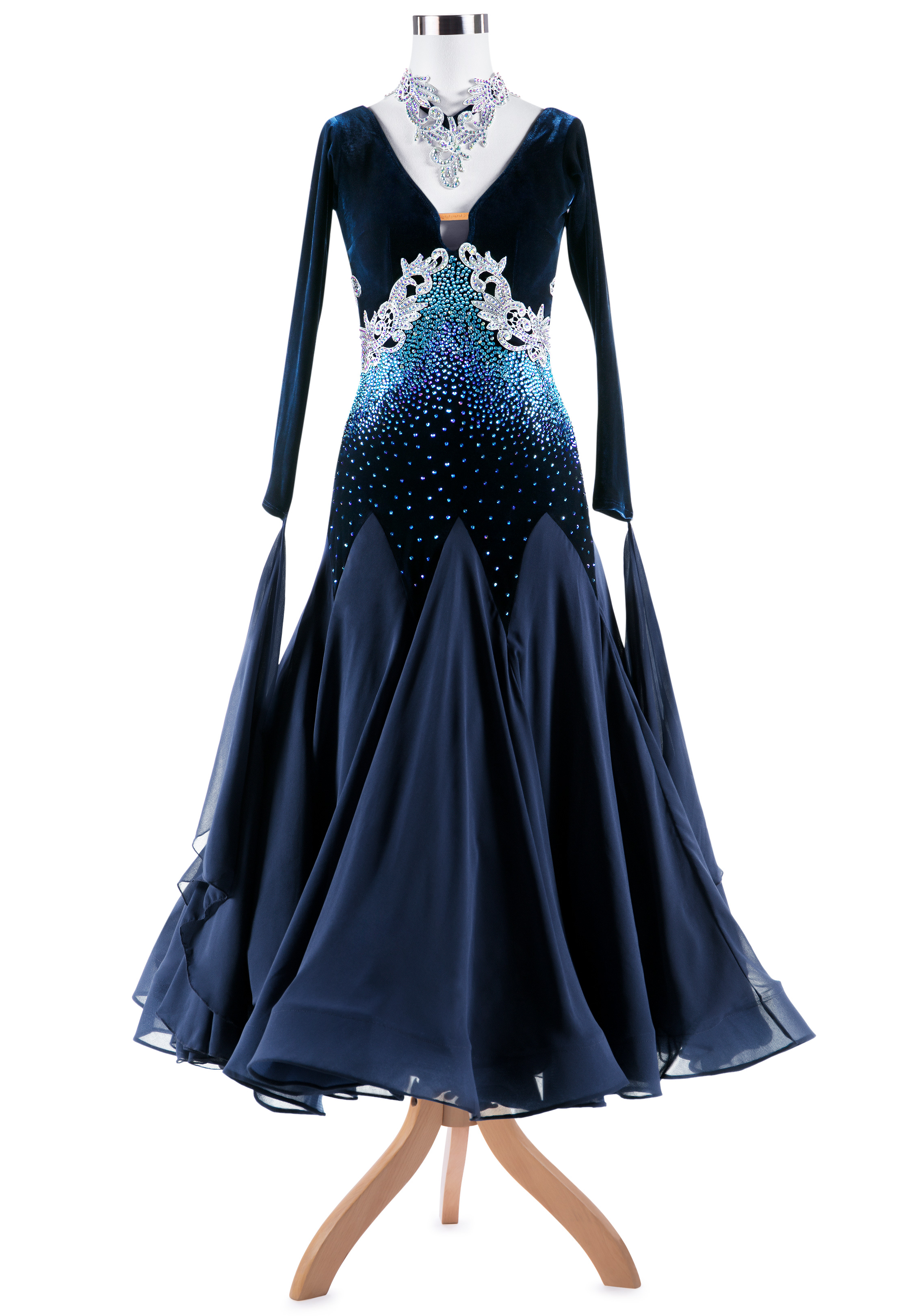 Elegant Starry Night Ballroom Performance Dress VN-A5381