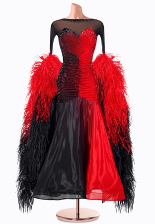 Ember Noir Ballroom Gown TID-BM1277