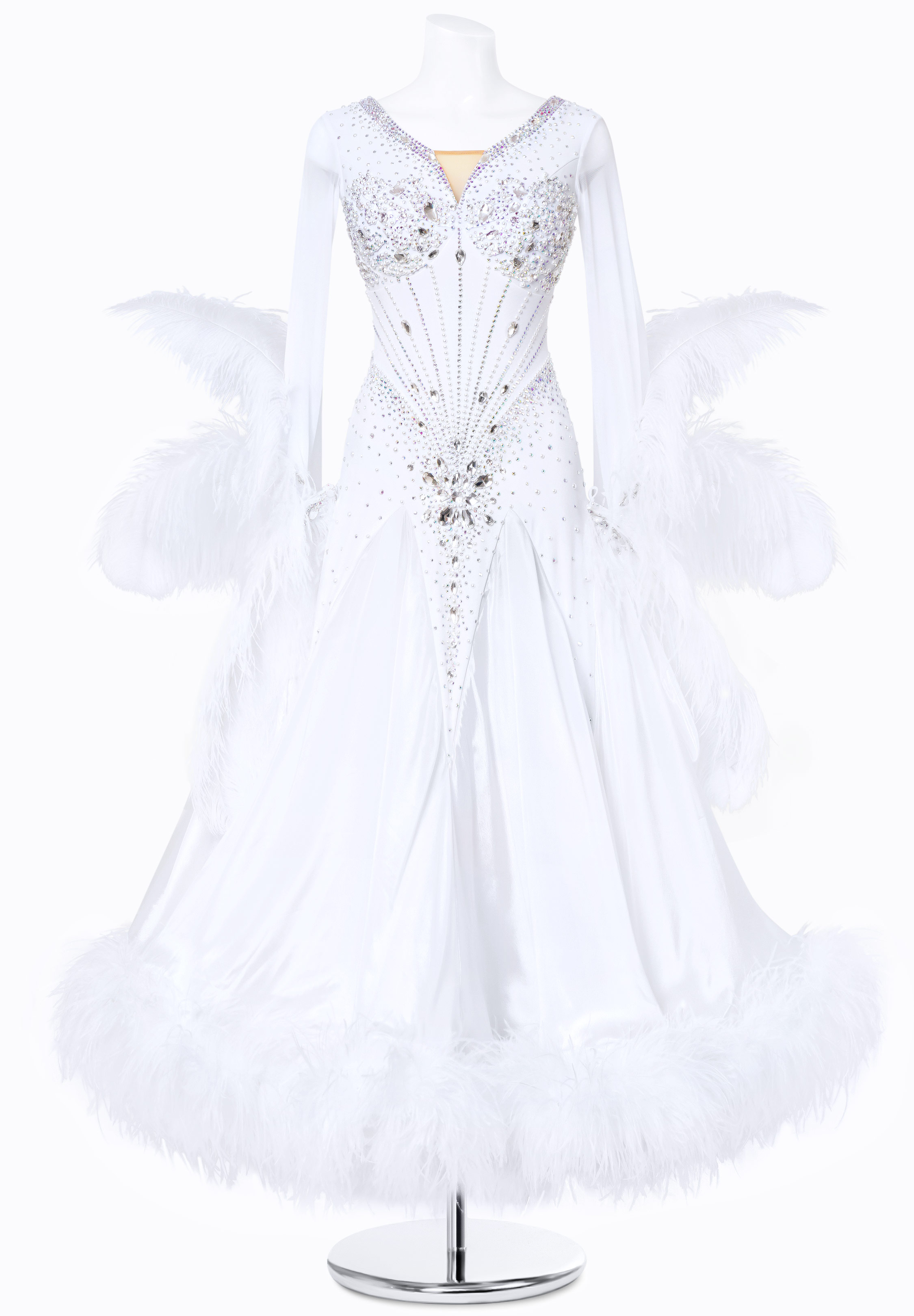 Feather Adore Ballroom Gown MF-B0321