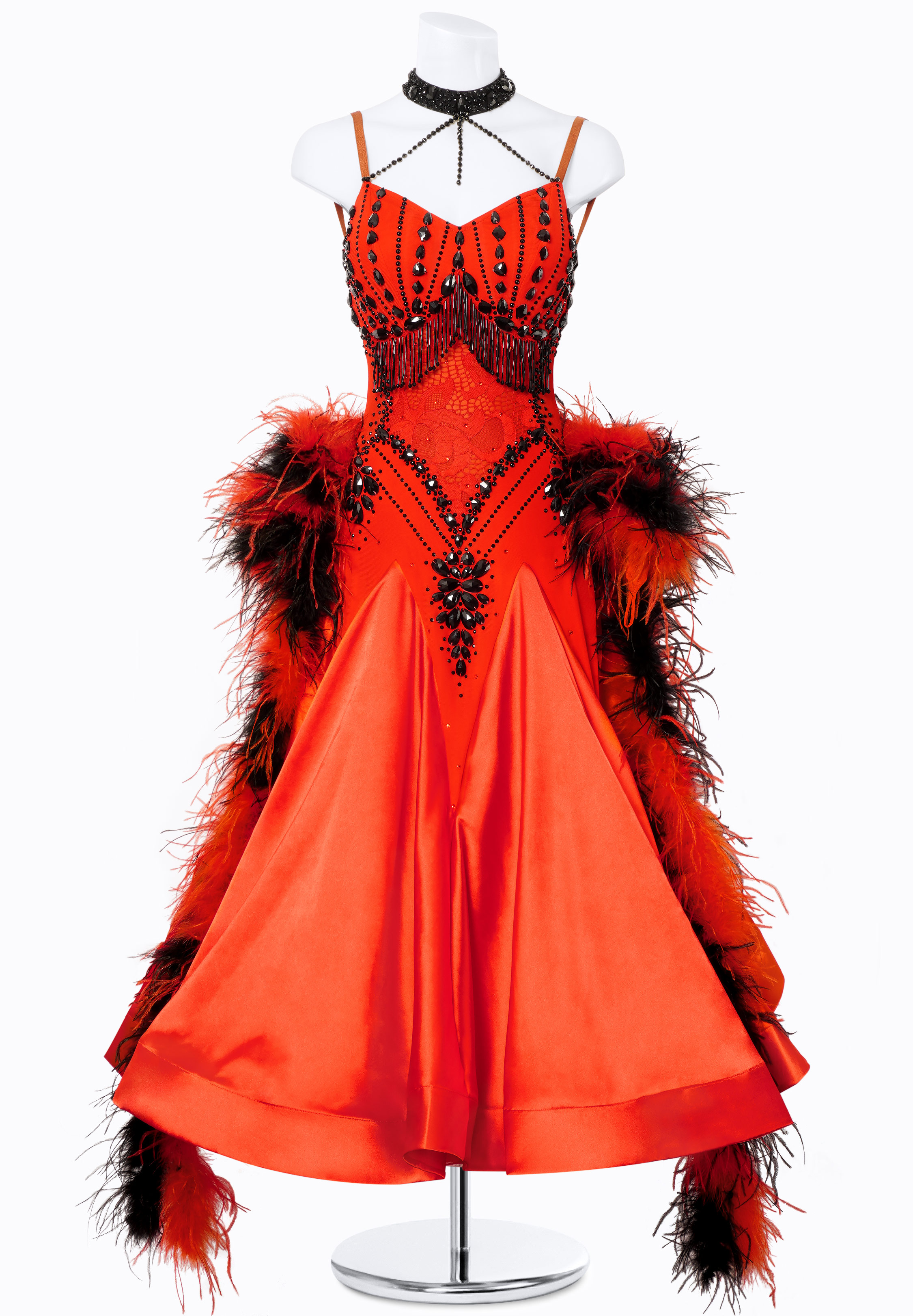 Fiery Escape Ballroom Gown MF-B0338