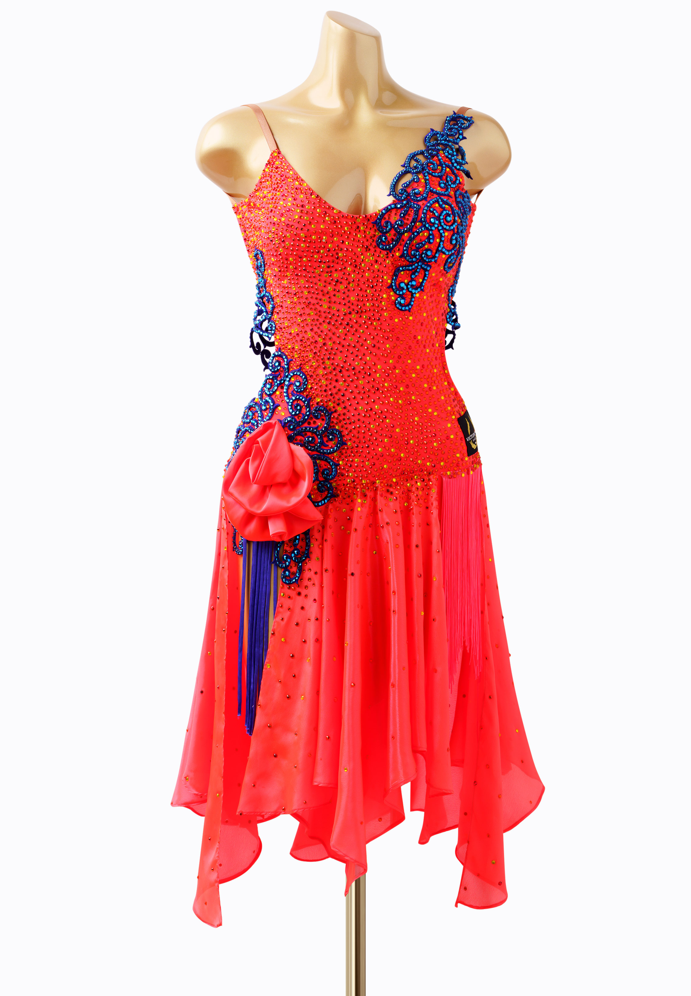 Fire Flower Latin Dress VB-L22028