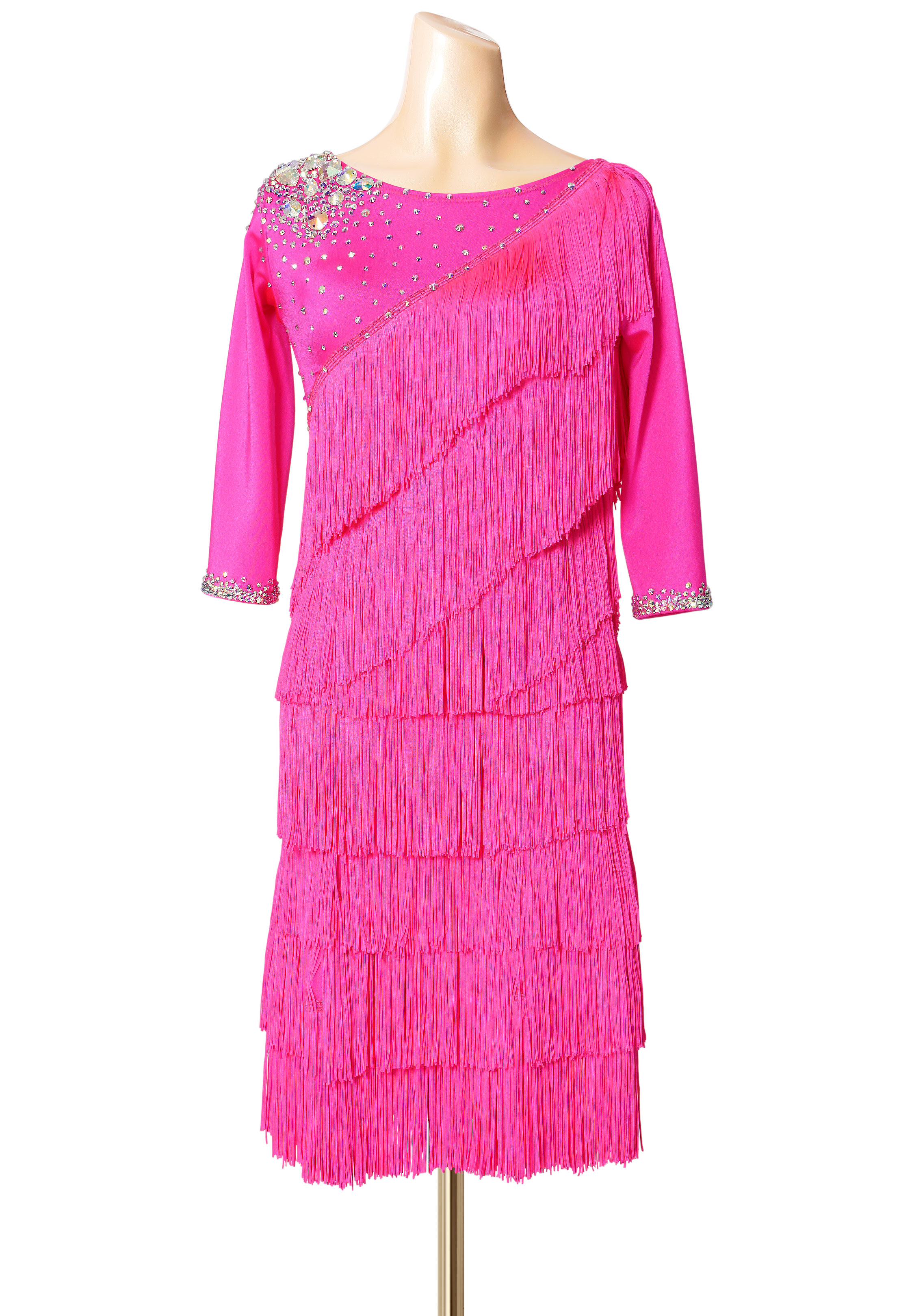 Firework Vibrance Latin Fringe Costume PC-WL19046