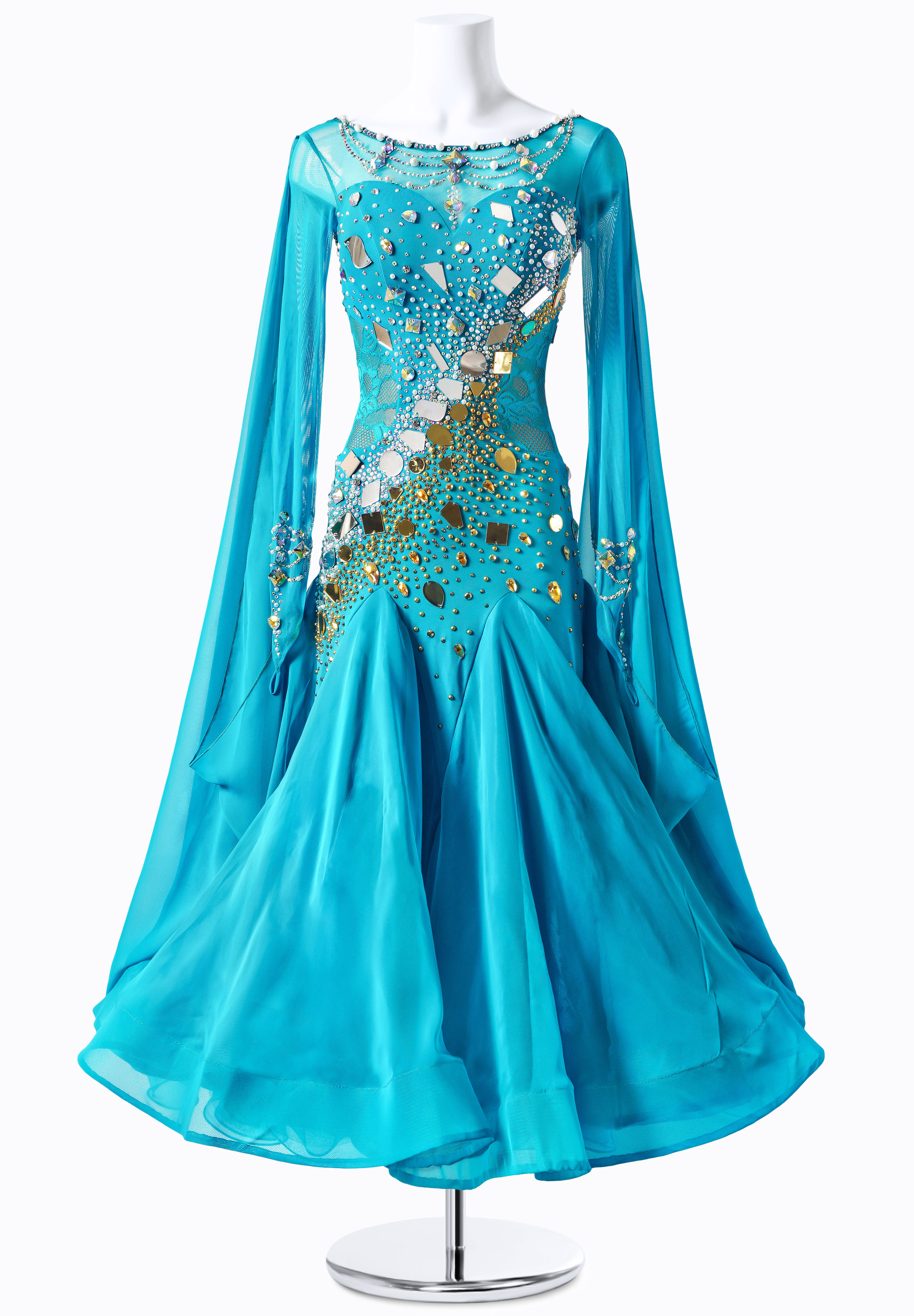Flashing Glacier Ballroom Dress MF-B0027