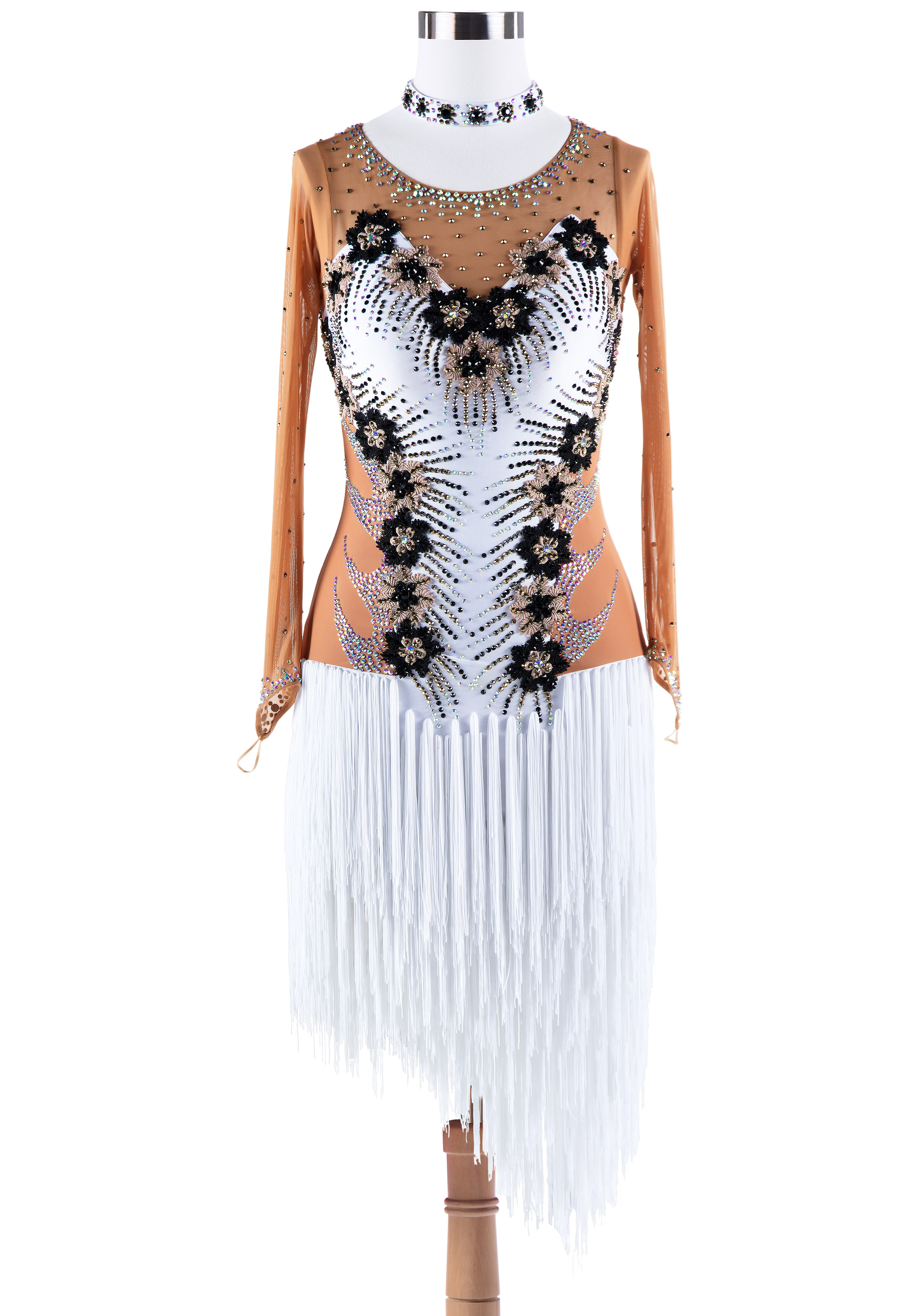 Flower Heart Latin Dance Gown VN-L5312