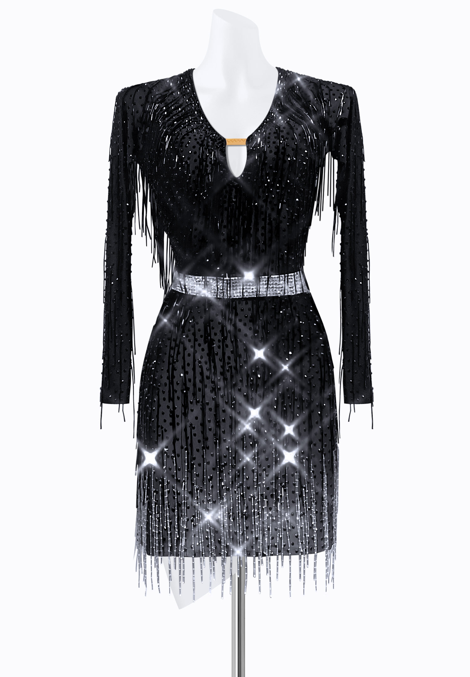 Fringe Drip Latin Dress PR-L215132