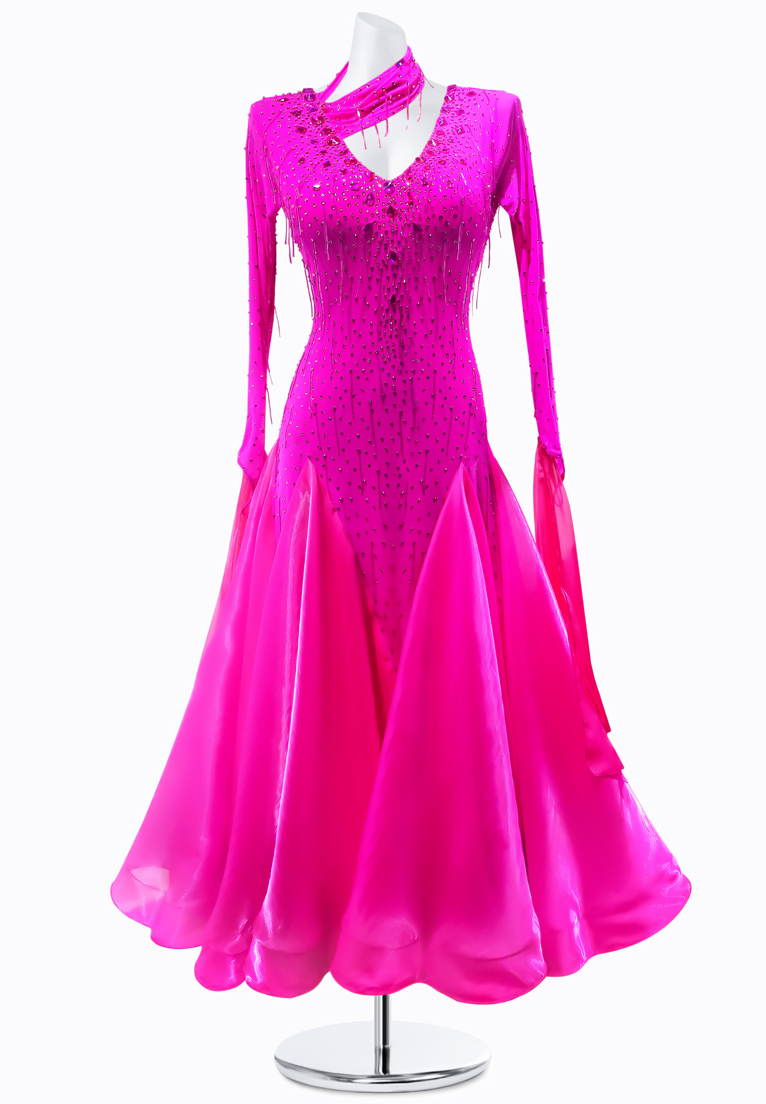 Fringe Fusion Ballroom Gown AM-B3321