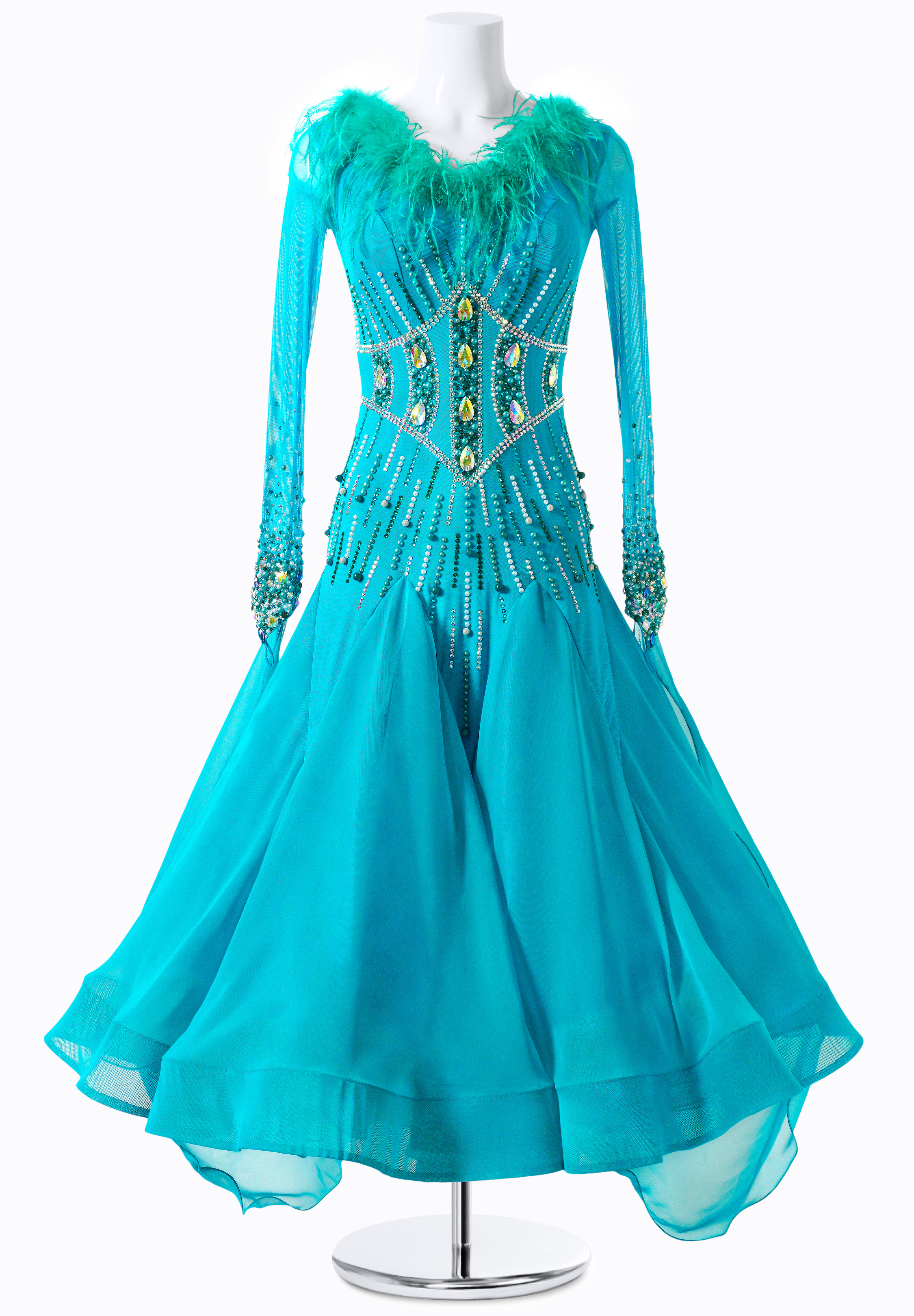 Gemstone Corset Ballroom Gown MF-B0089