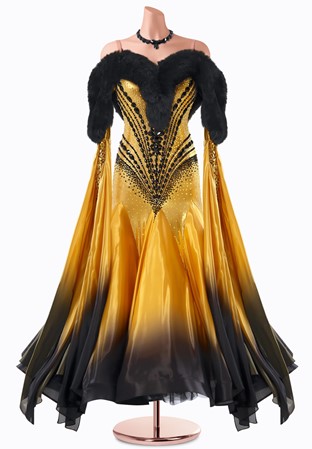 Gilded Raven Ballroom Gown TID-BM1227