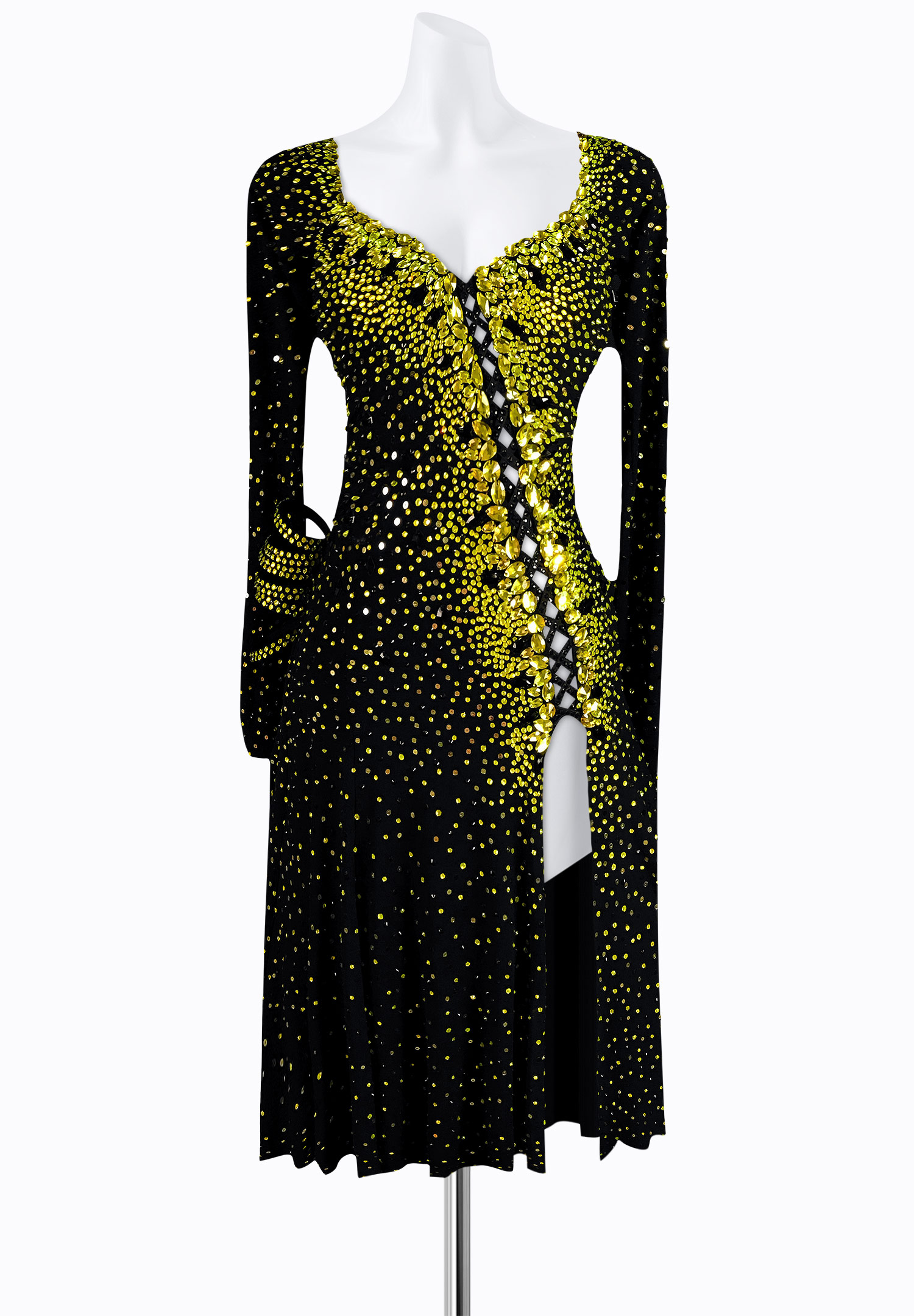 Gleaming Night Latin Dress AM-L3016