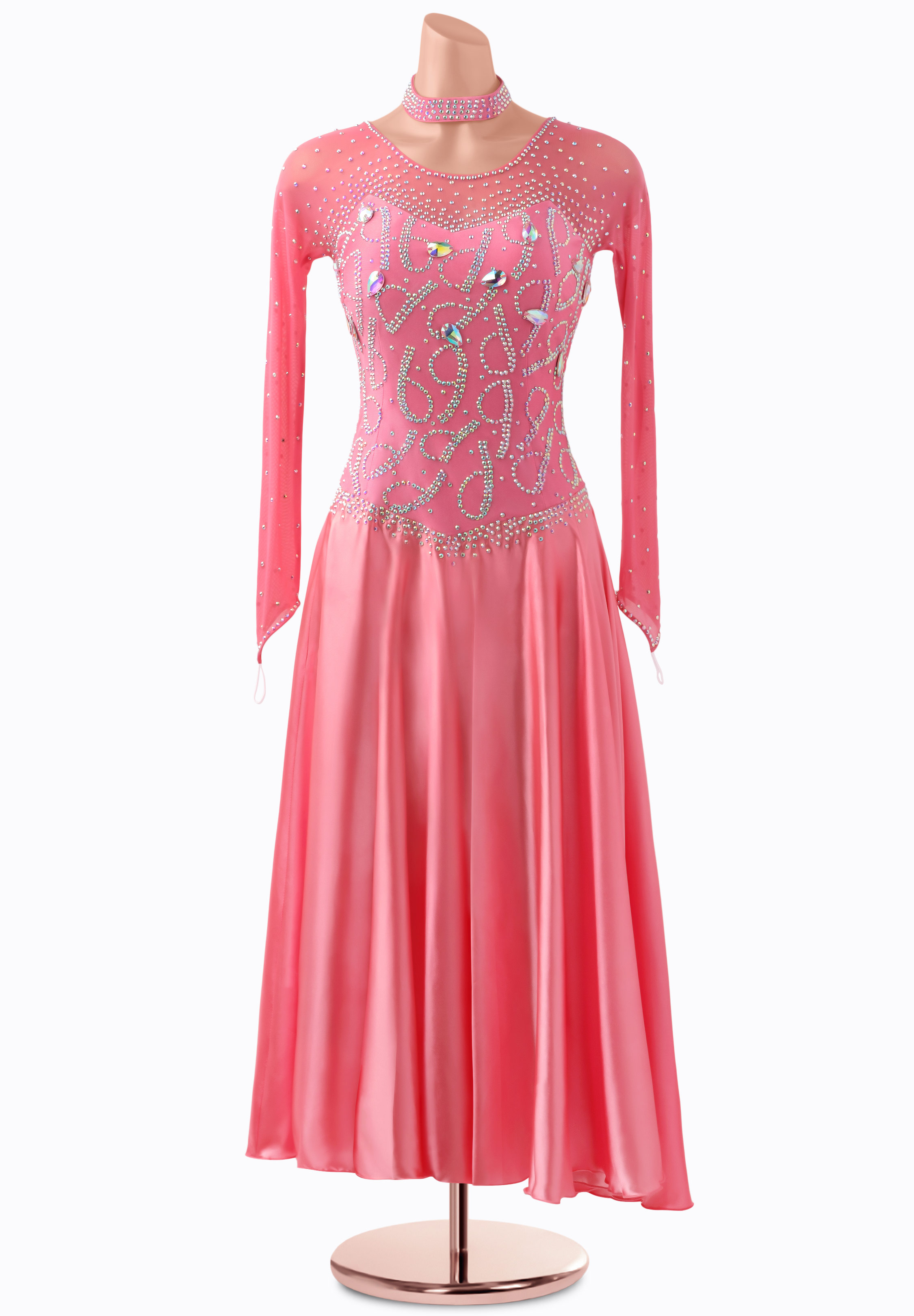 Gleamy Letters Smooth Gown BA-VSS009