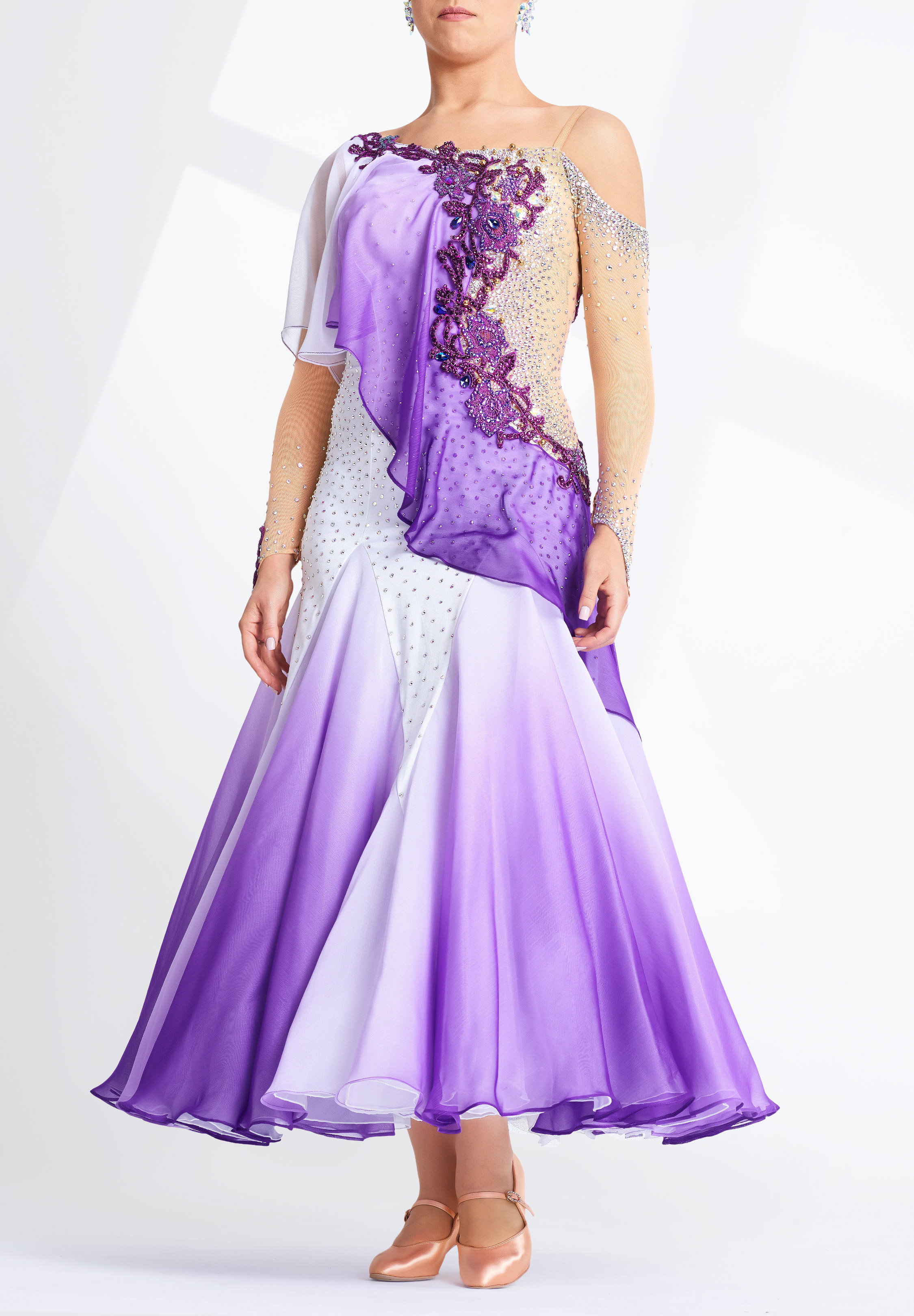 Gradient Stardust Ballroom Smooth Gown PC-WB211801