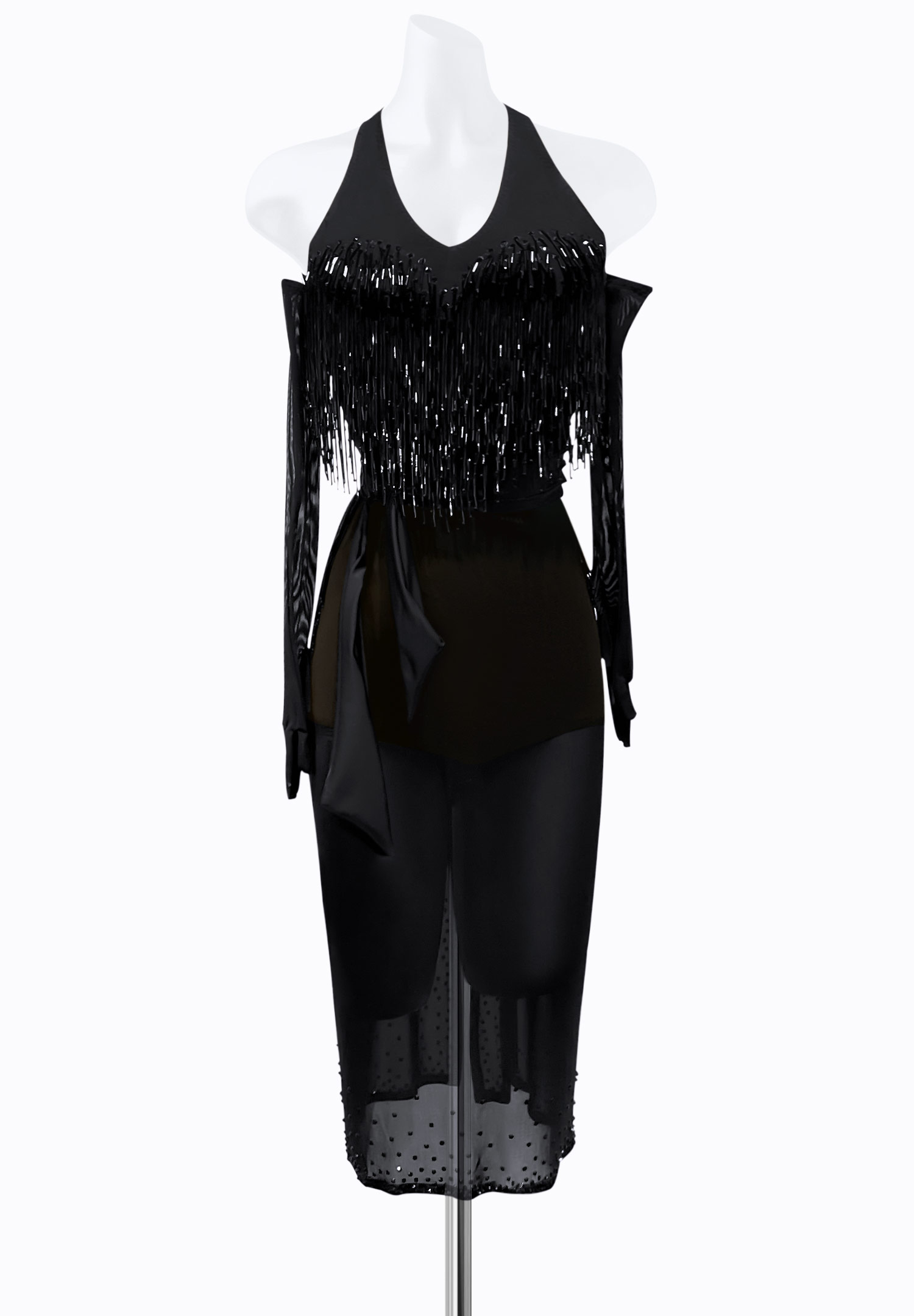 Halter Night Latin Dress PR-L215233