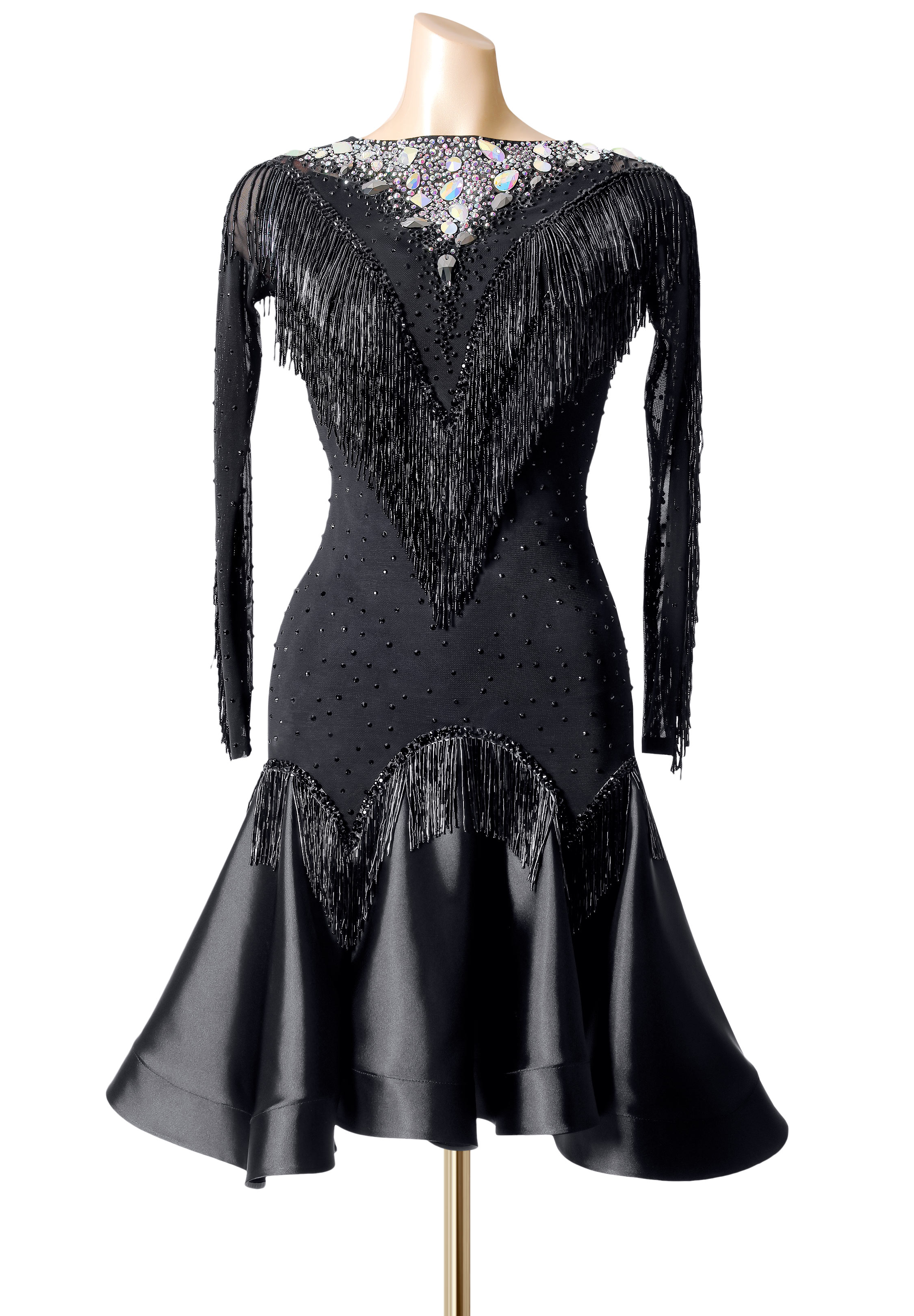 Ignited Fringe Latin Dance Gown PC-WL19023