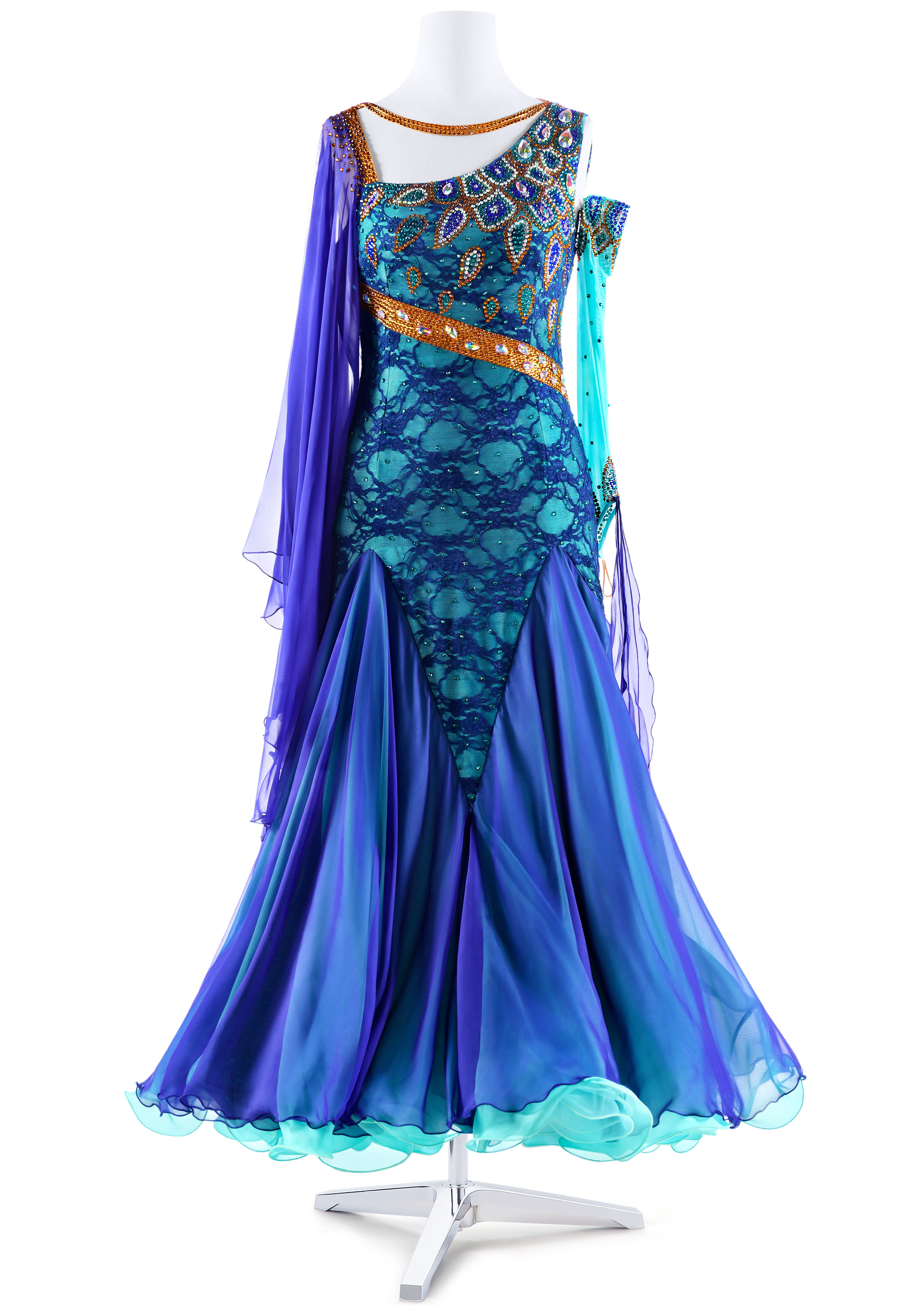 Indian Romance Ballroom Gown BA-VSB025
