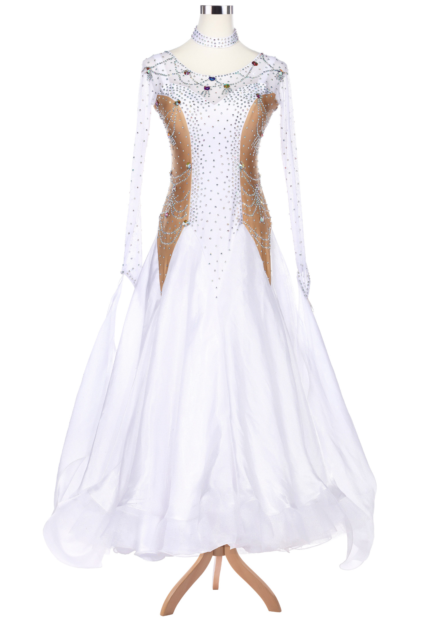 Intricate Liny Sparkle Edge Ballroom Competition Dress VN-A5163