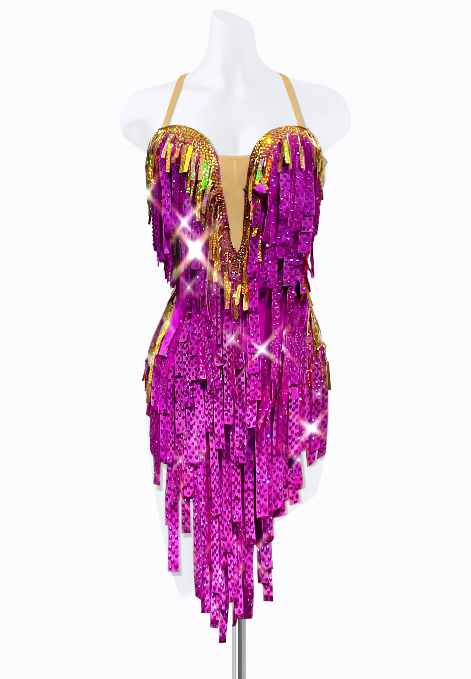 Iridescent Shine Latin Dress PR-L215124