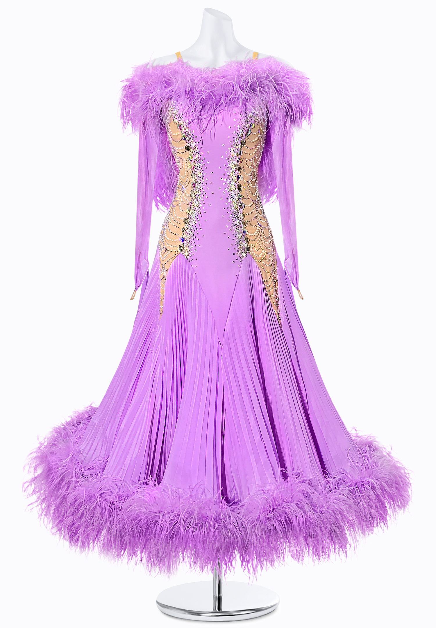 Darling Scalloped Ballroom Gown JT-B4943