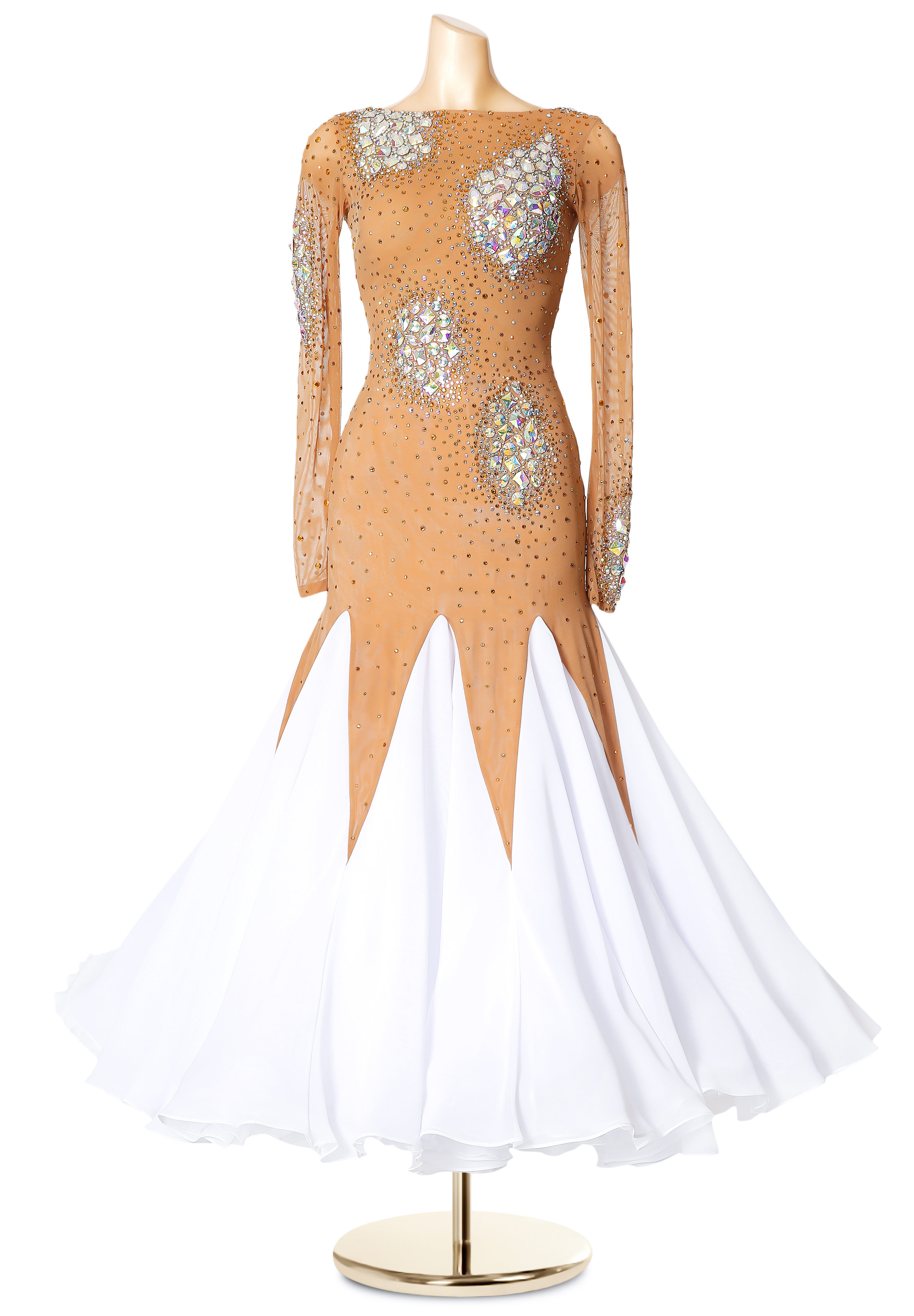 Luminous Crystal Ballroom Smooth Dress PC-WB19143