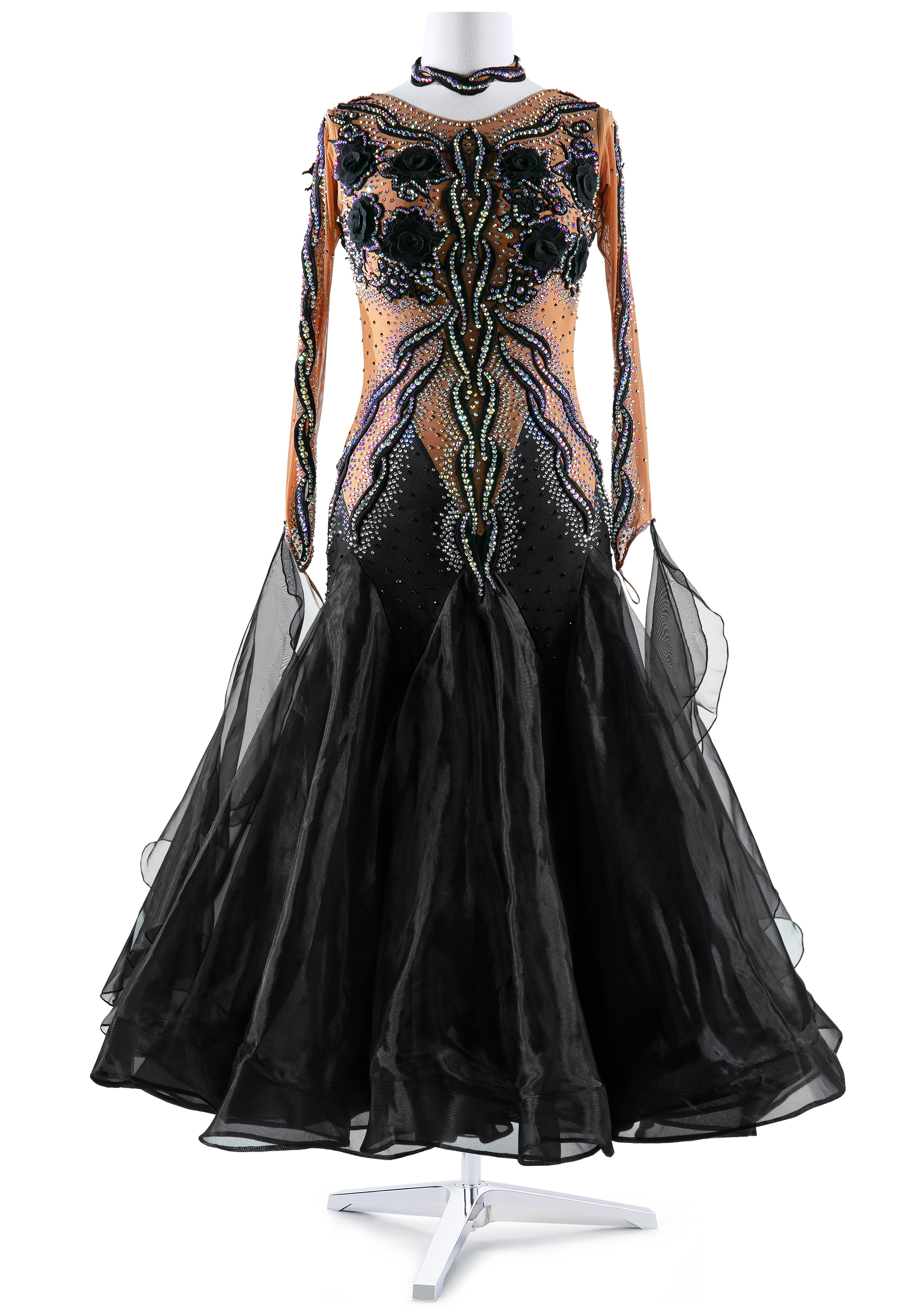 Luminous Flower Ballroom Dance Dress VN-A5384