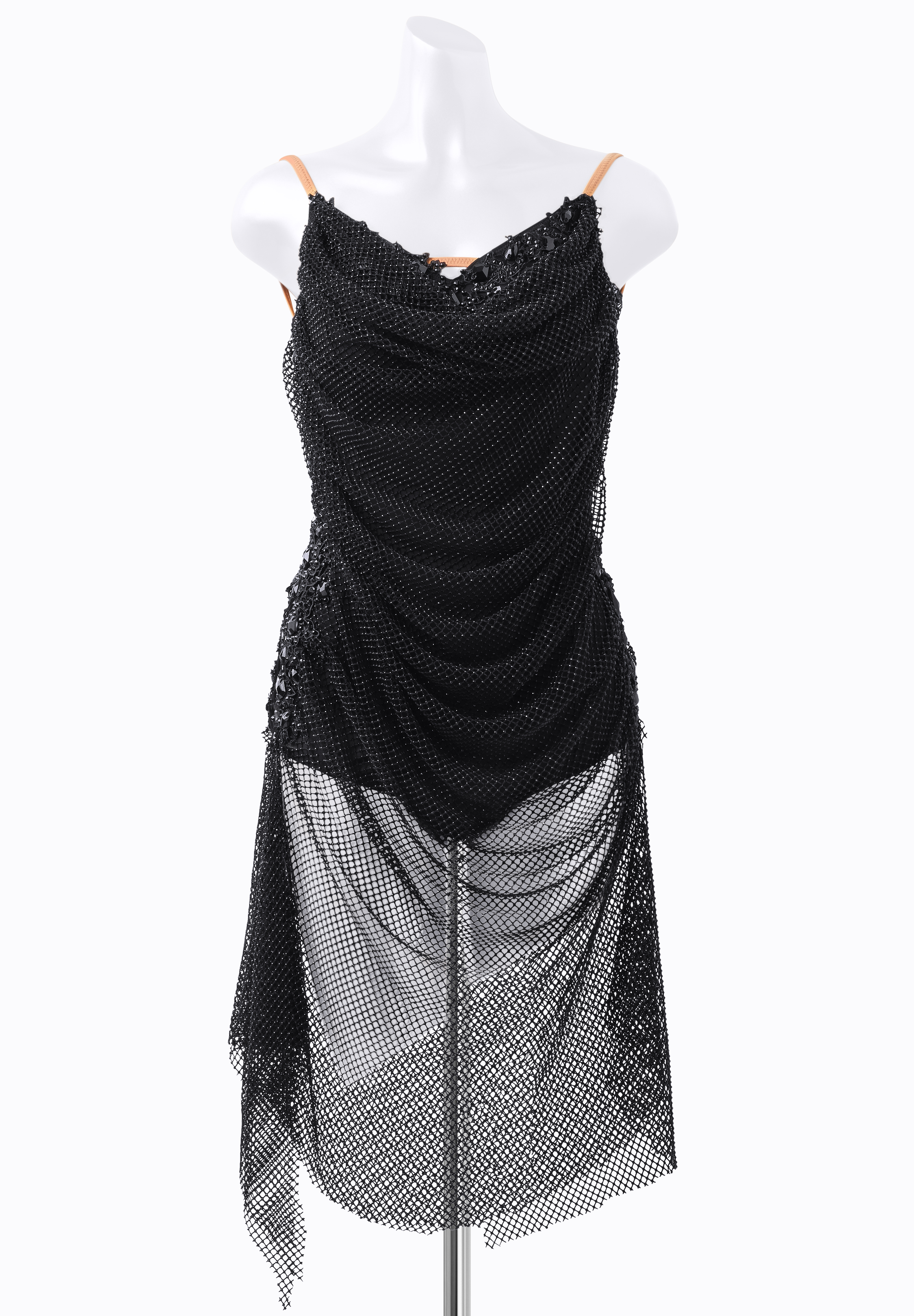 Luminous Mesh Latin Dress JT-L2223