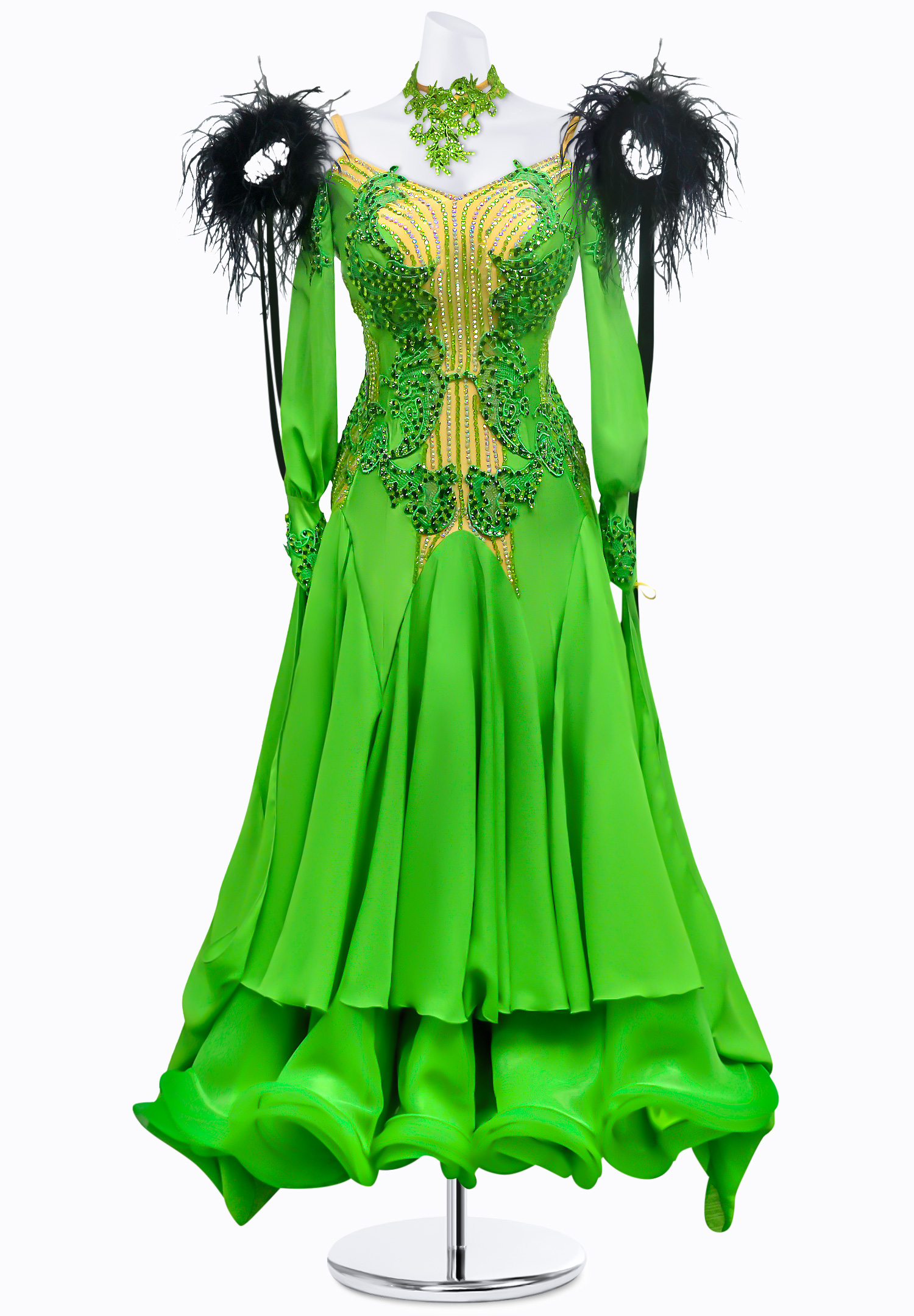 Lush Applique Ballroom Gown JT-B3800