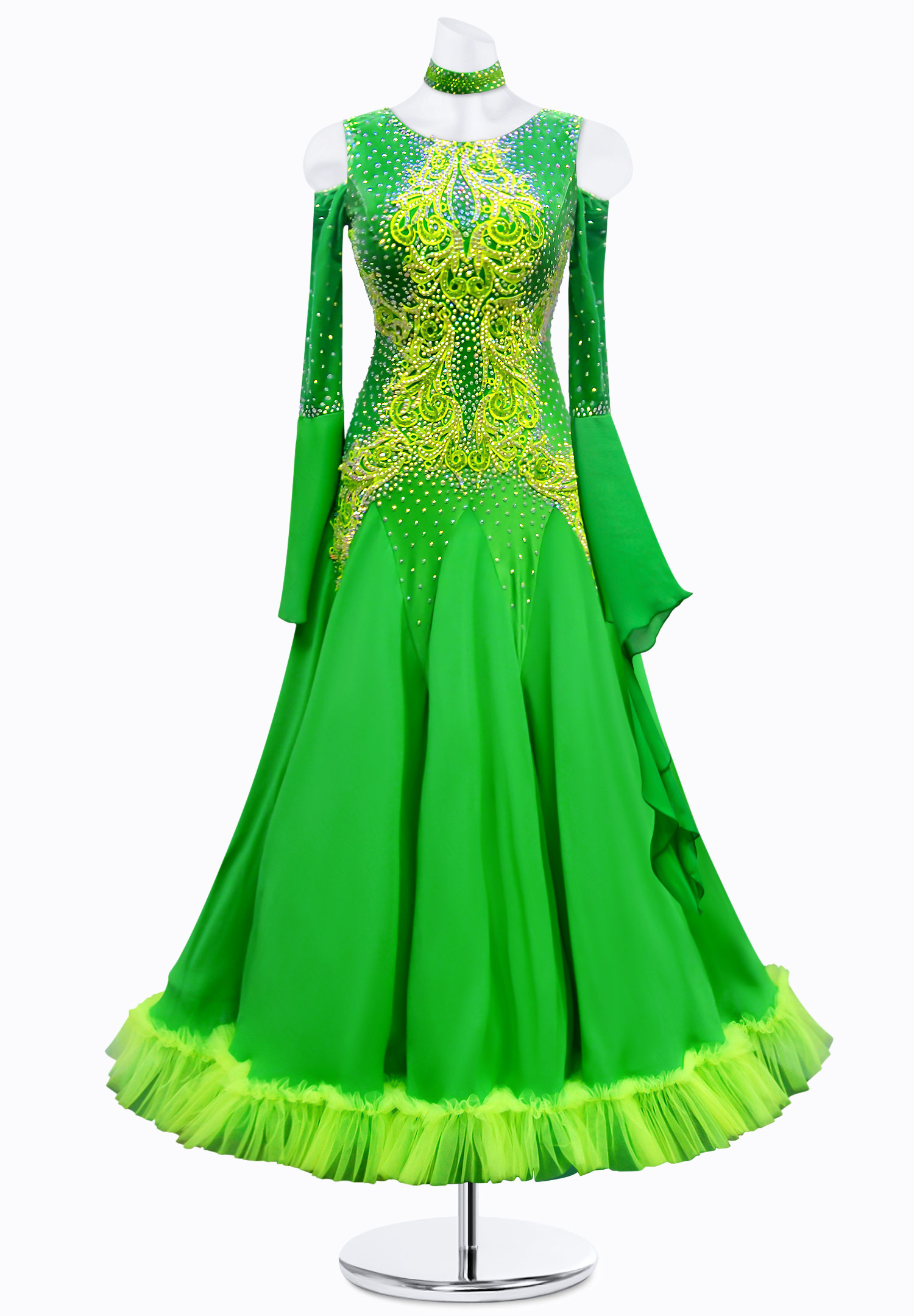 Lush Frill Ballroom Gown JT-B3785