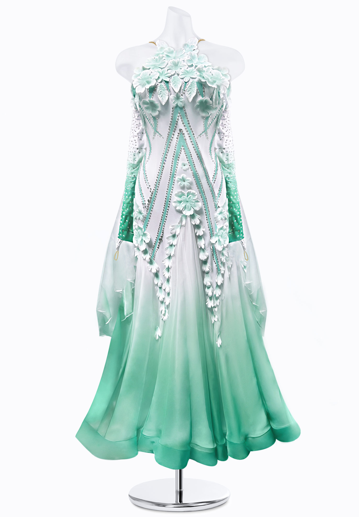 Lush Ombre Ballroom Gown AM-B3381