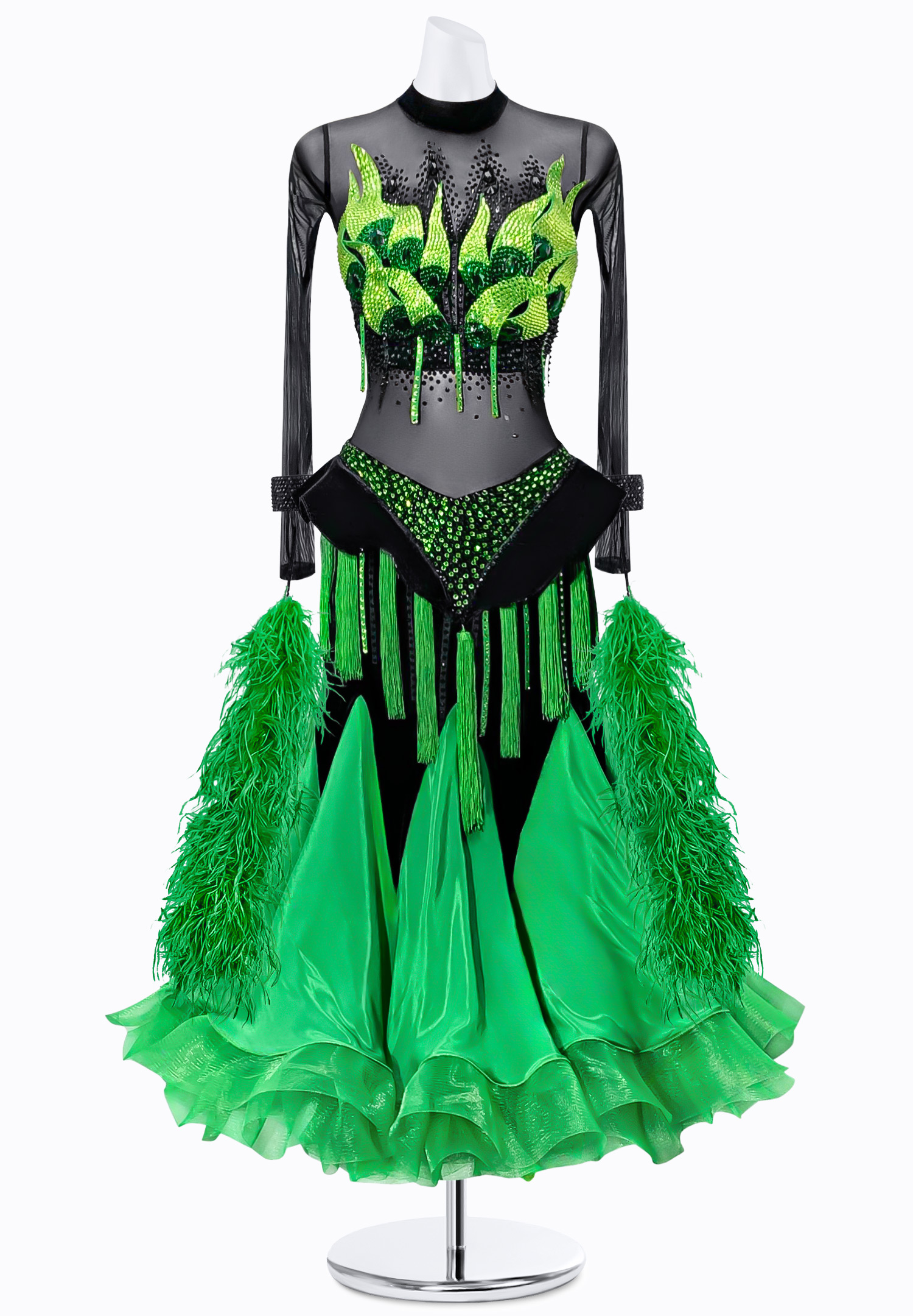 Lush Peplum Ballroom Gown JT-B5050