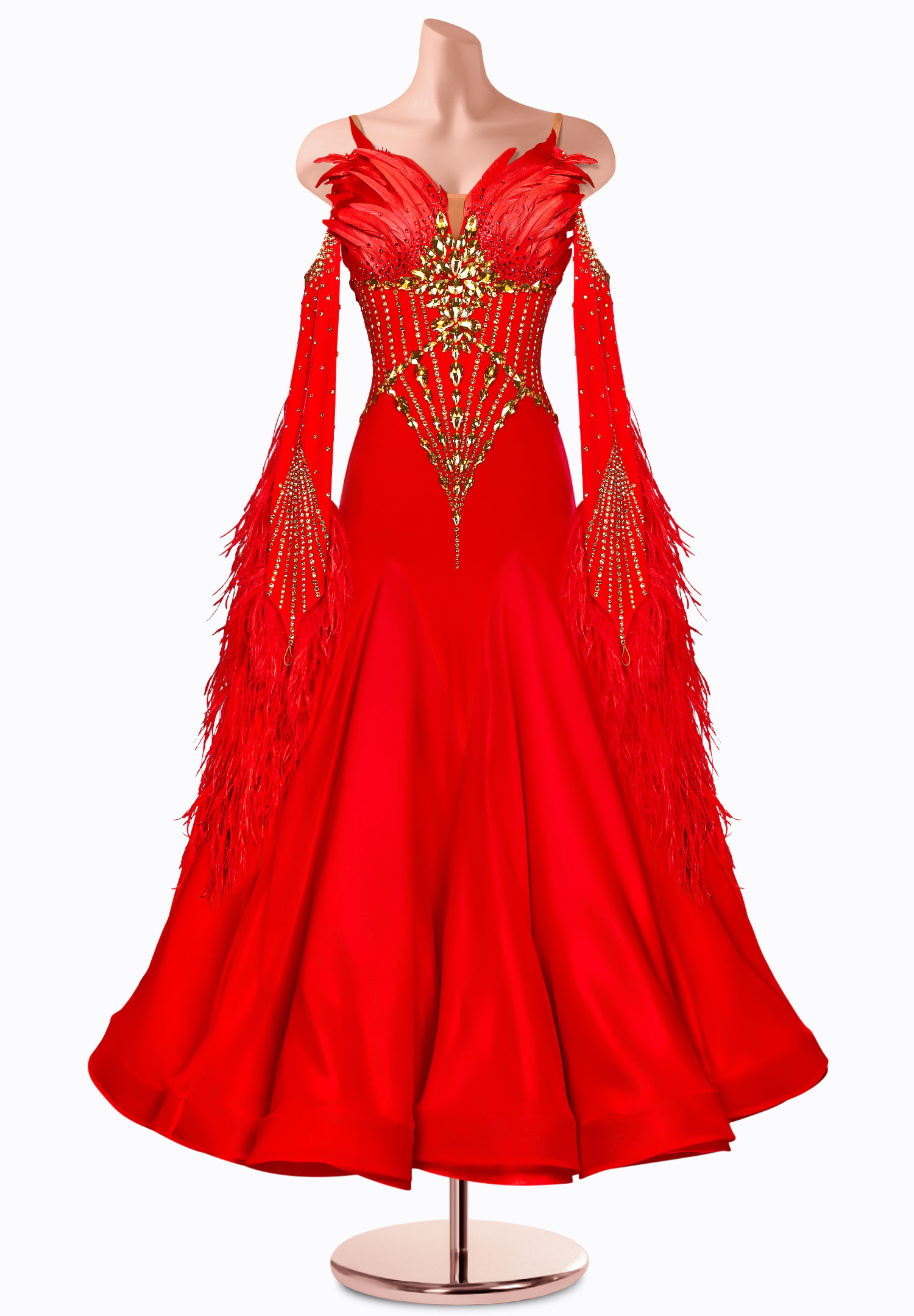 Rising Phoenix Ballroom Gown TID-BM1078