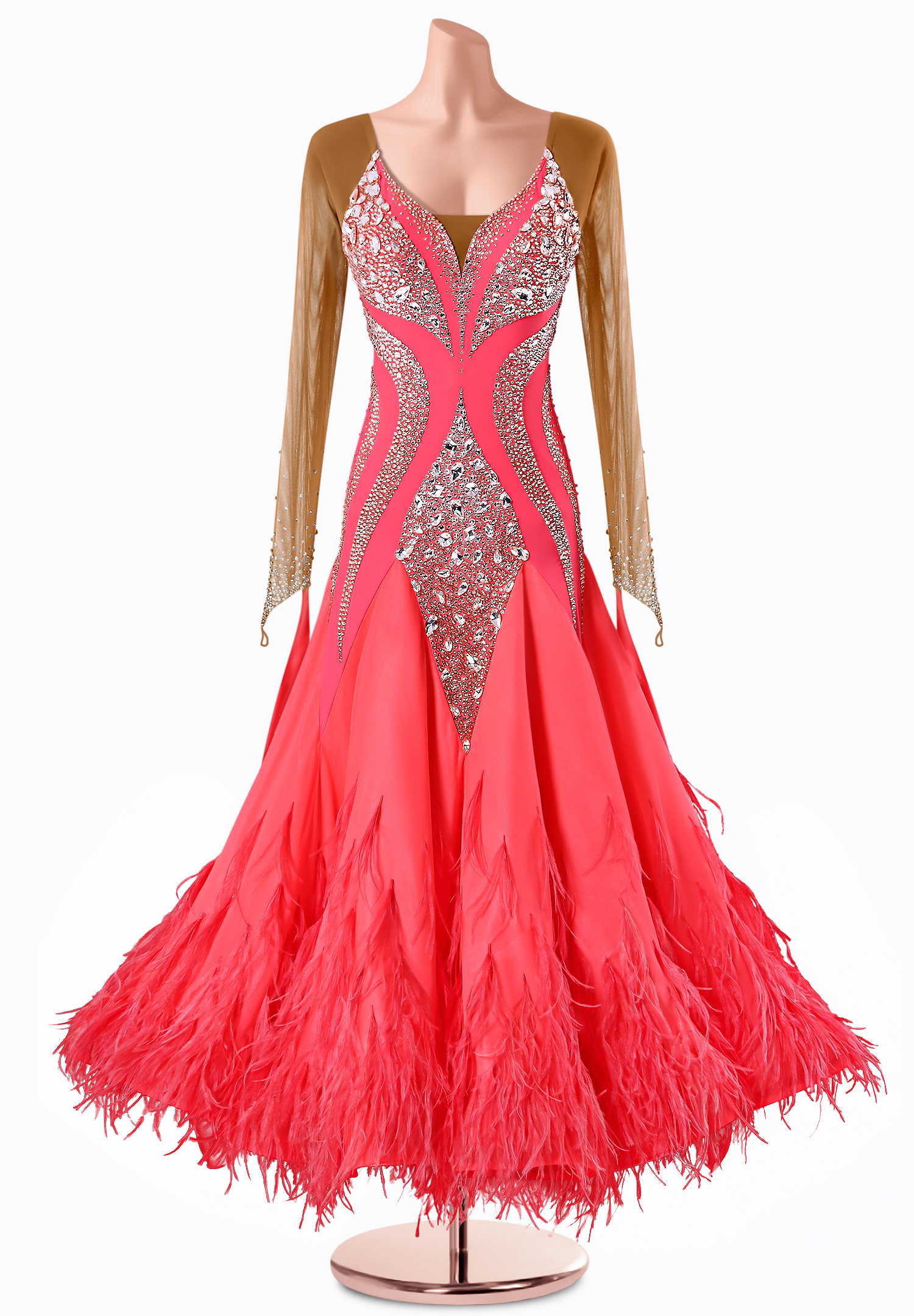 Sunset Sands Ballroom Gown TID-BM1134