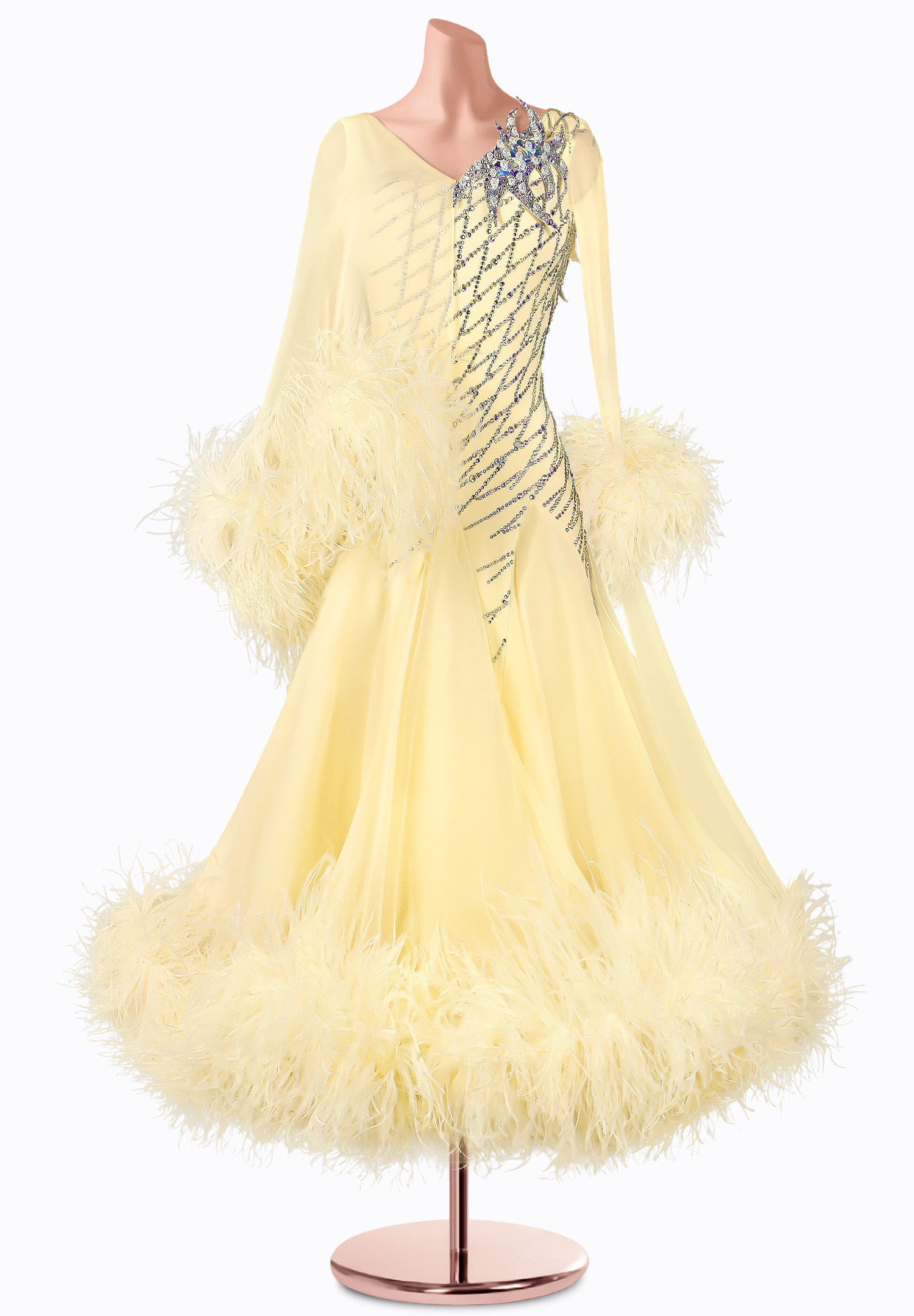 Chantilly Lattice Ballroom Gown TID-BM0354