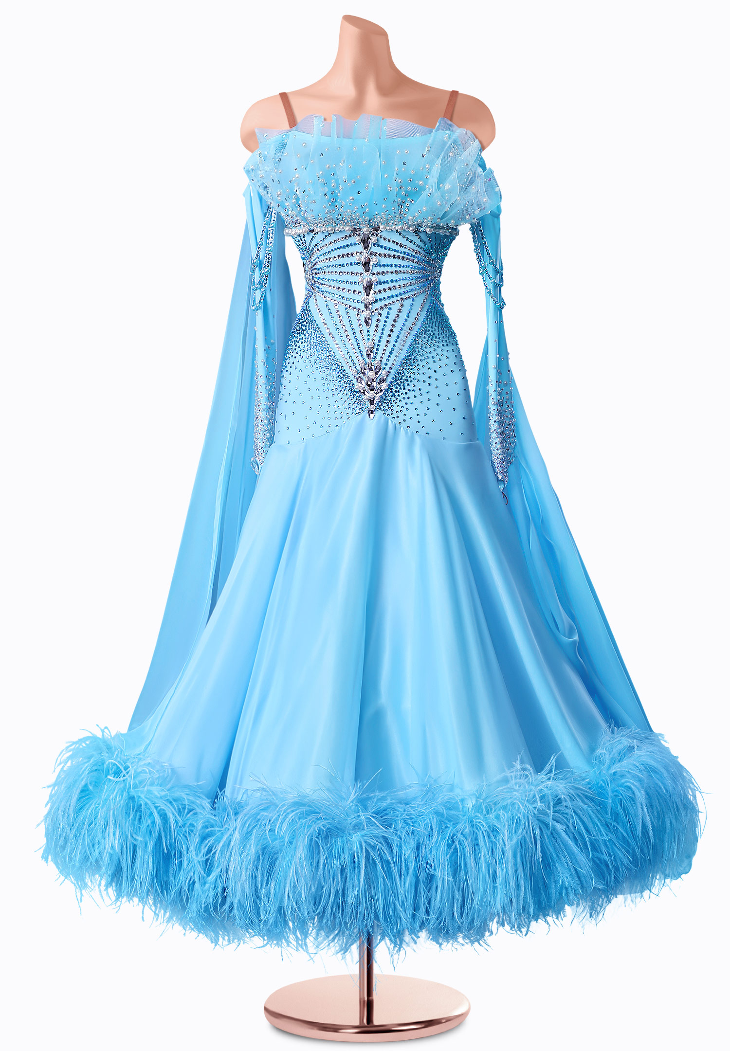 Elsa Diva Ballroom Gown TID-BM0560