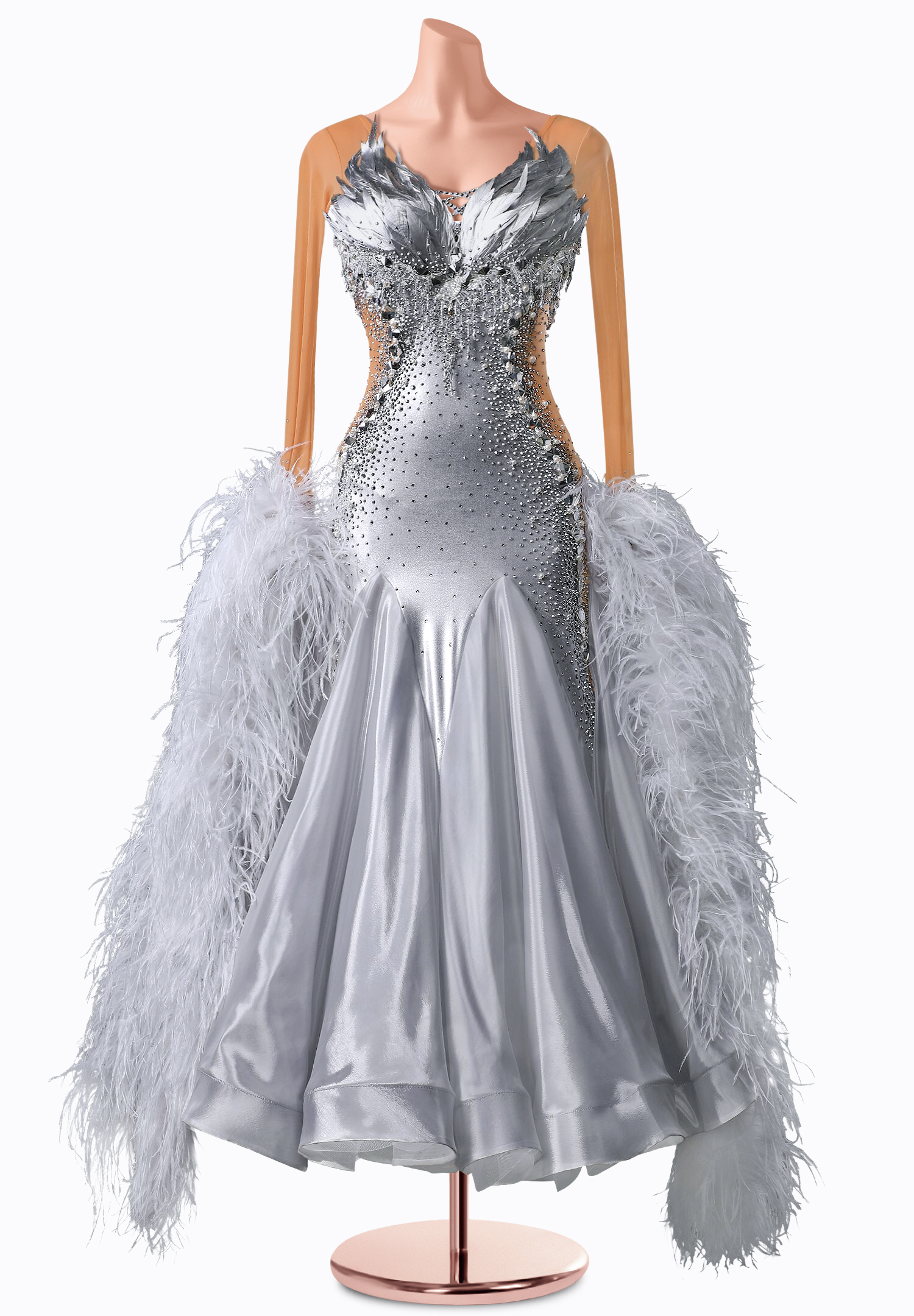 Metallic Angel Ballroom Gown TID-BM0591