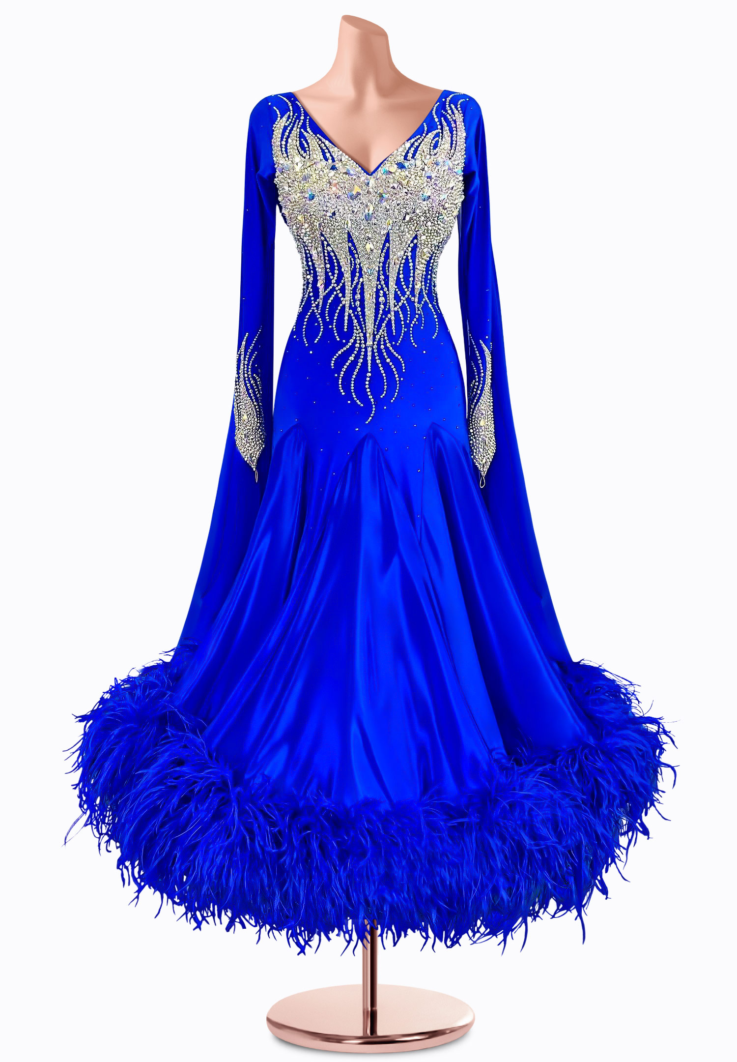 Pacific Gleam Ballroom Gown TID-BM0706