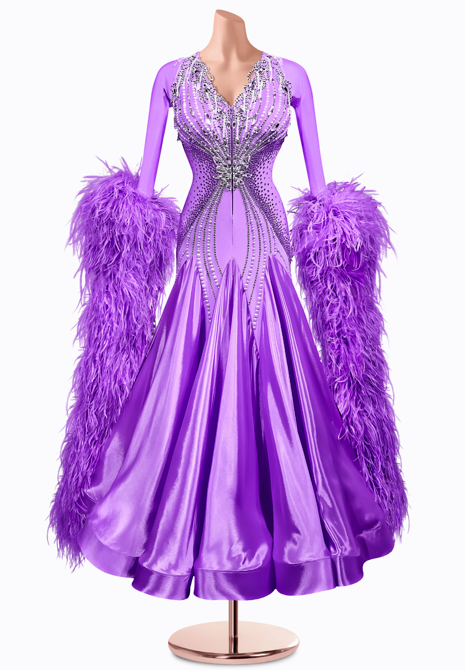 Icy Amethyst Ballroom Gown TID-BM0832