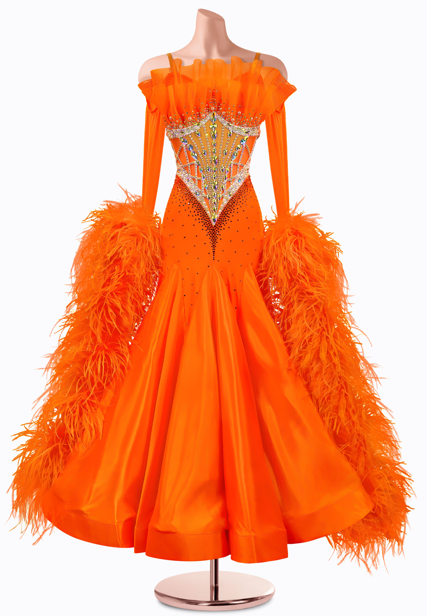 Crystal Corset Ballroom Gown TID-BM0857