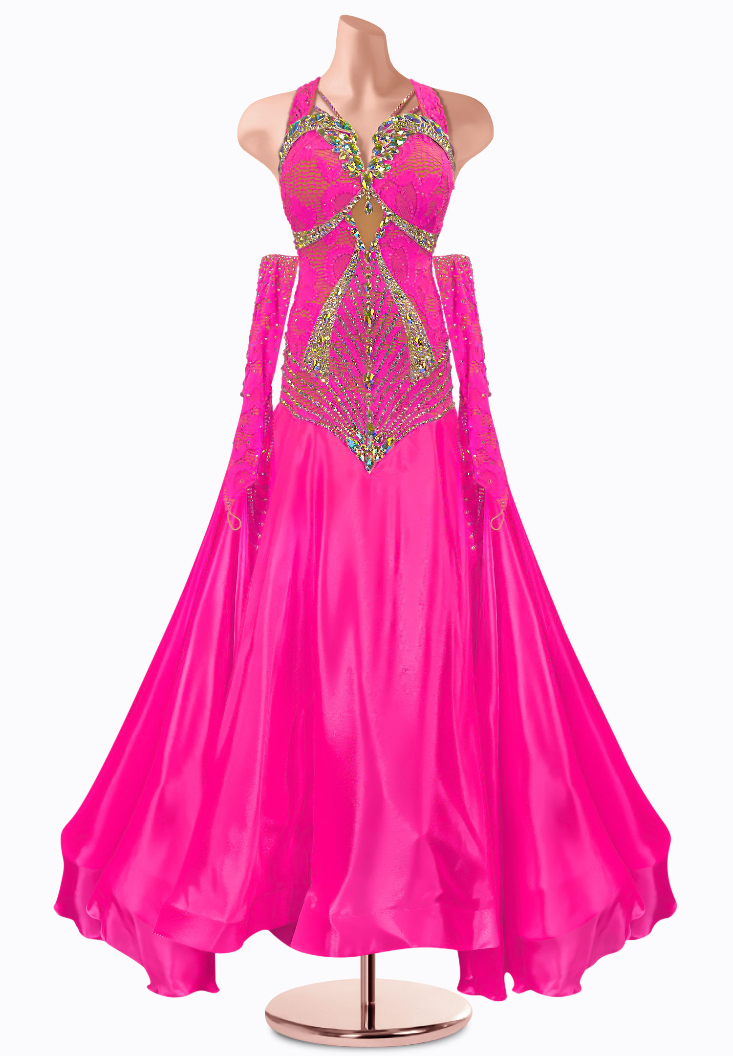 Lace Diva Ballroom Gown TID-BM0906