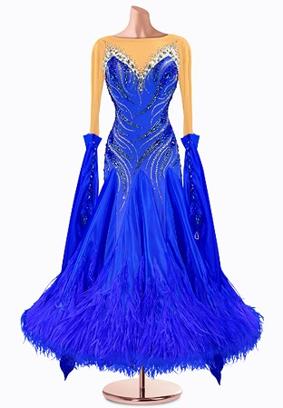 Whimsical Wave Ballroom Gown TID-BM0914