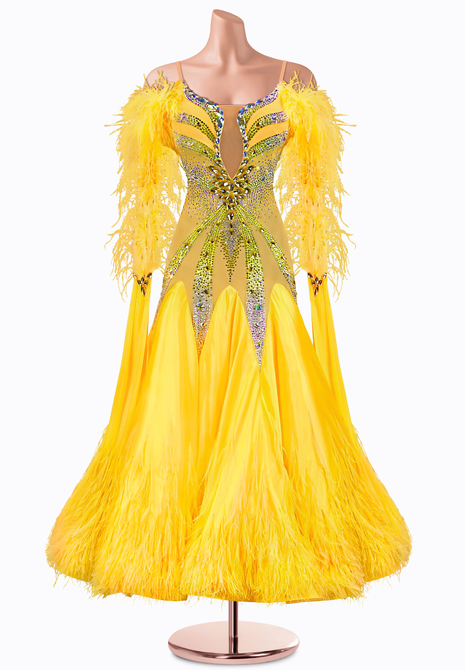 Sunburst Motion Ballroom Gown TID-BM0933