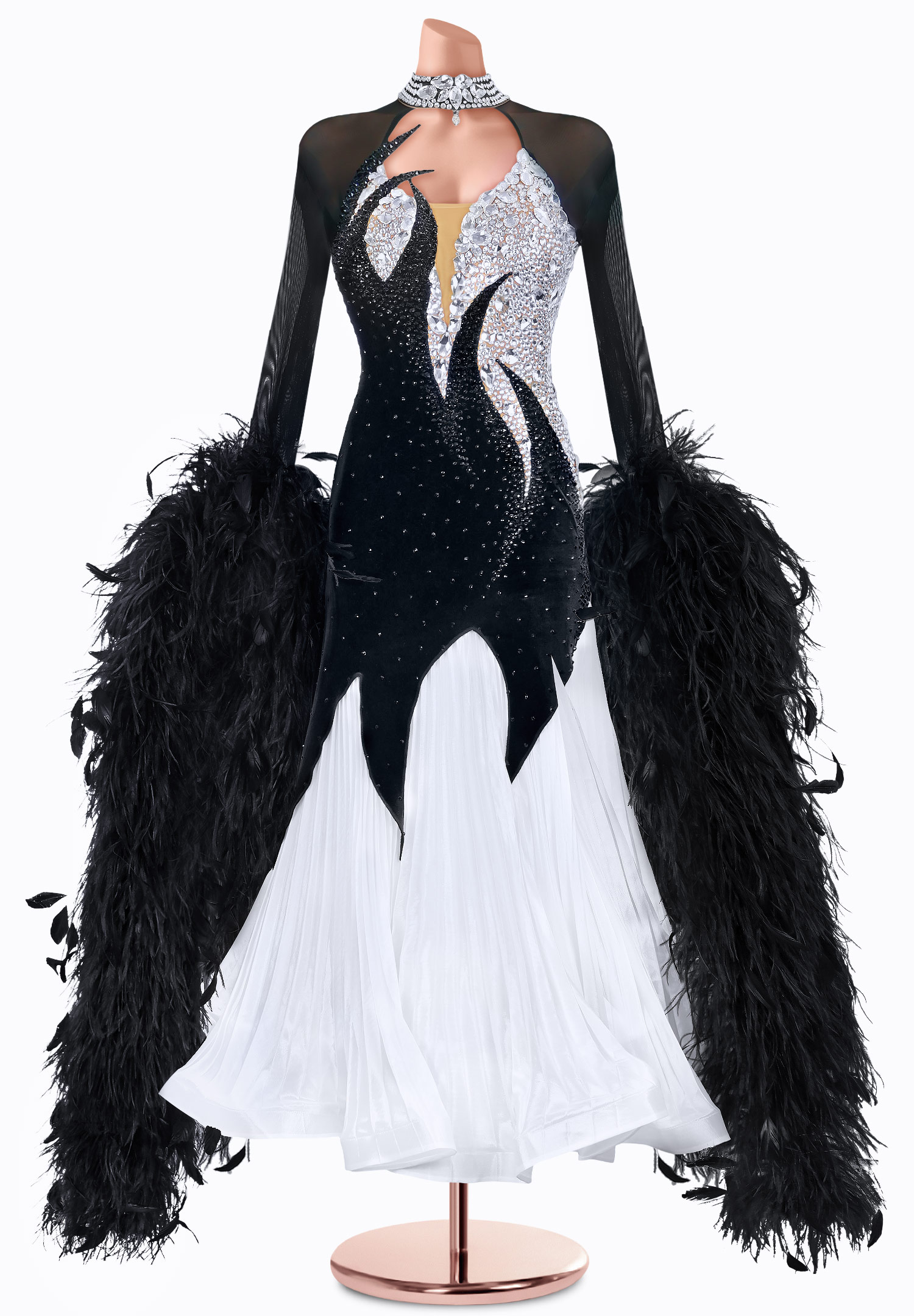 Flaming Diva Ballroom Gown TID-BM0963