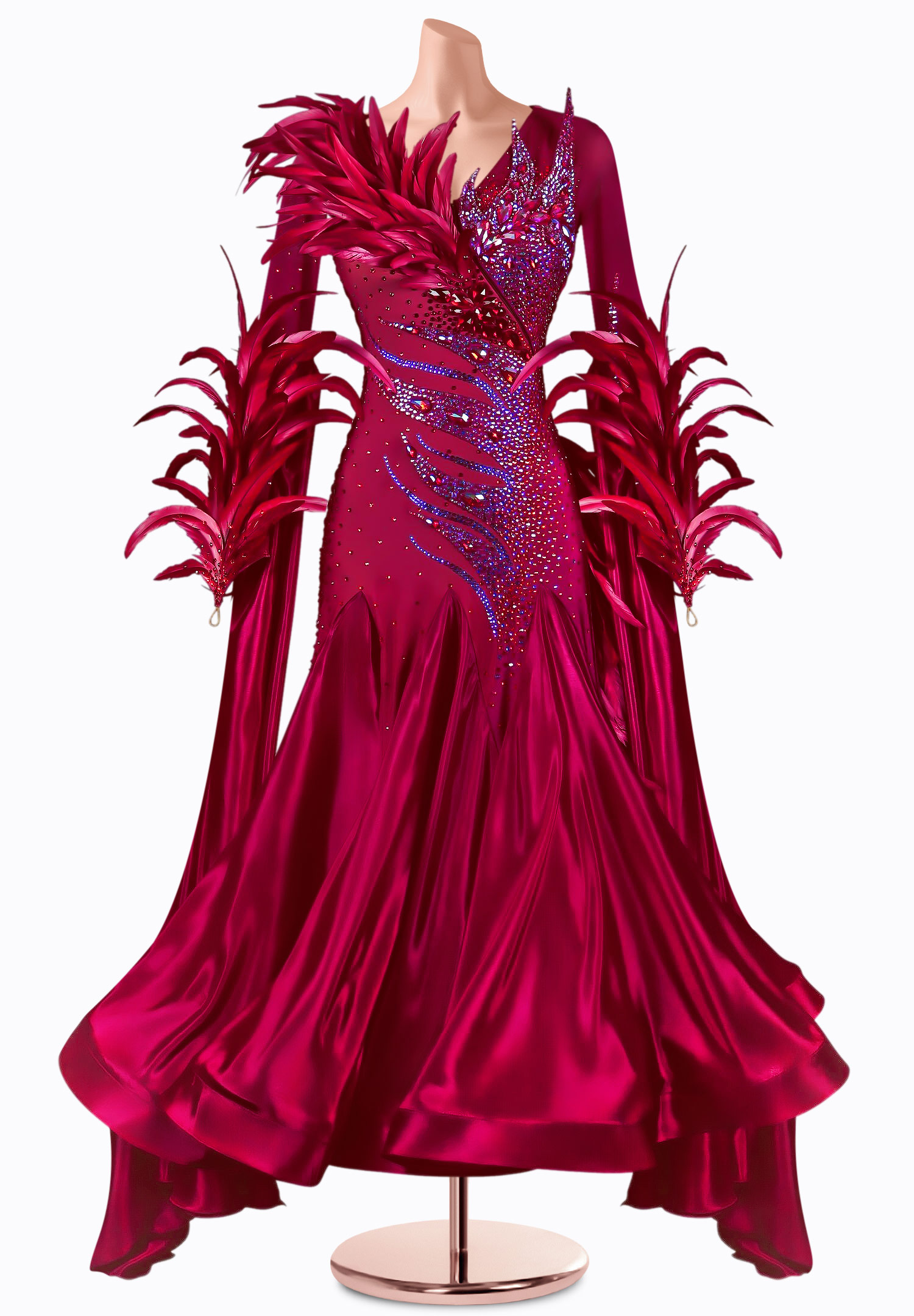 Bold Phoenix Ballroom Gown TID-BM0975