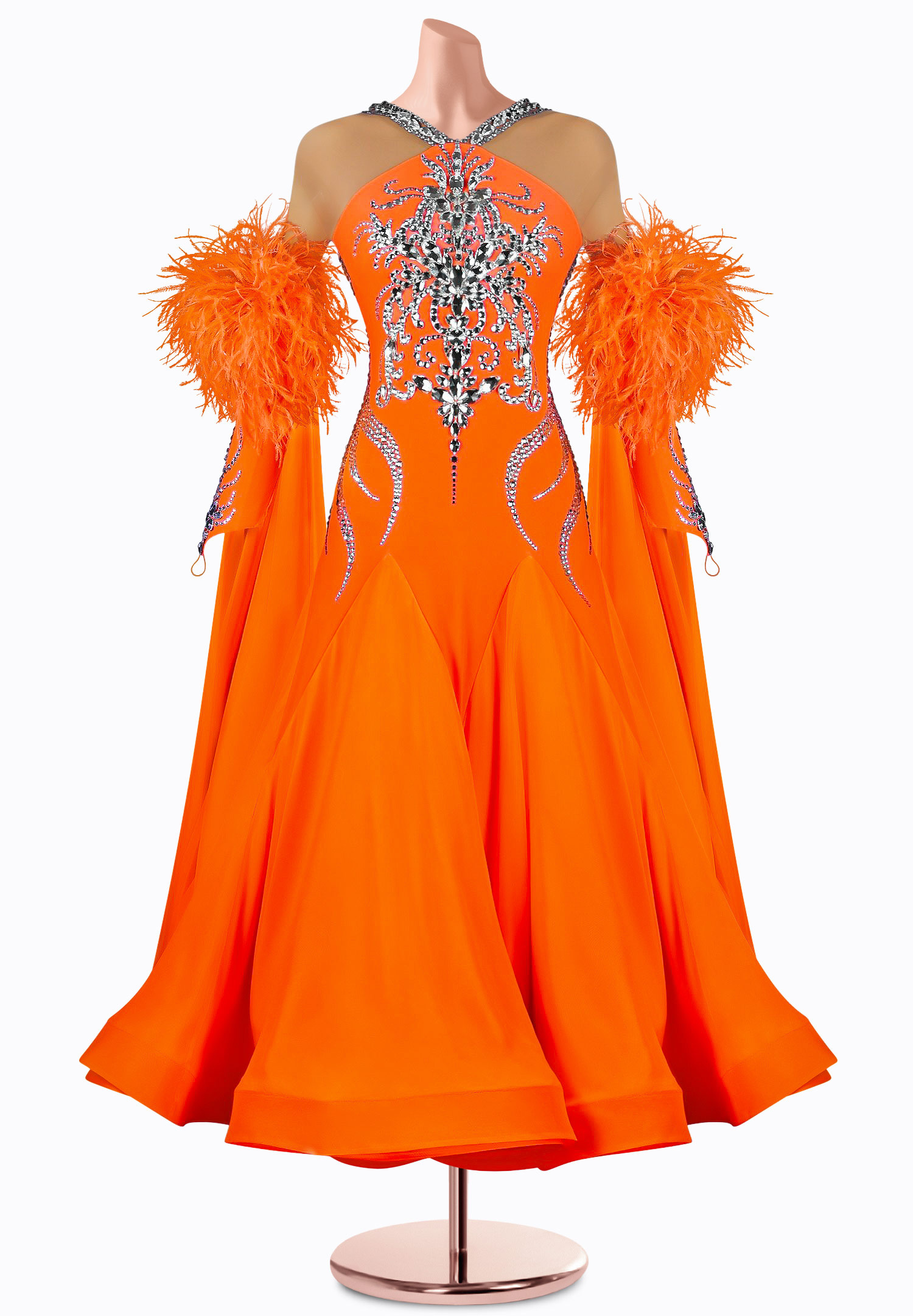 Ornate Fusion Ballroom Gown TID-BM0977